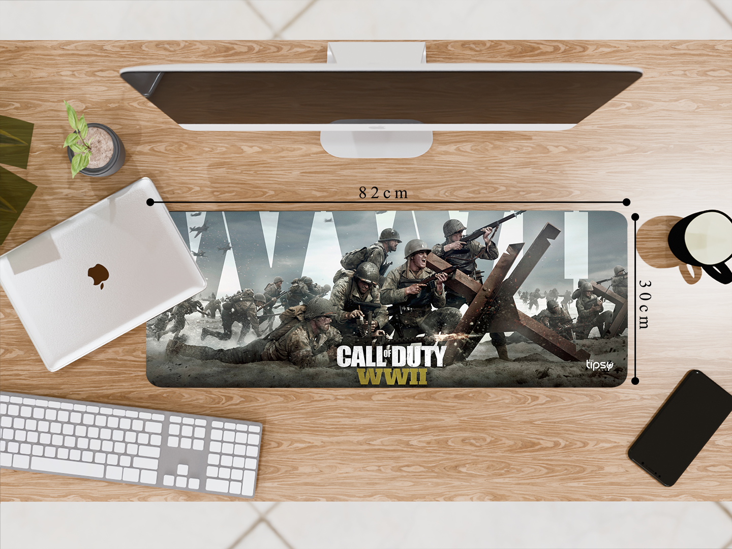 "CALL OF DUTY WW2" Gaming Mousepad- Elevate Your Gaming Experience