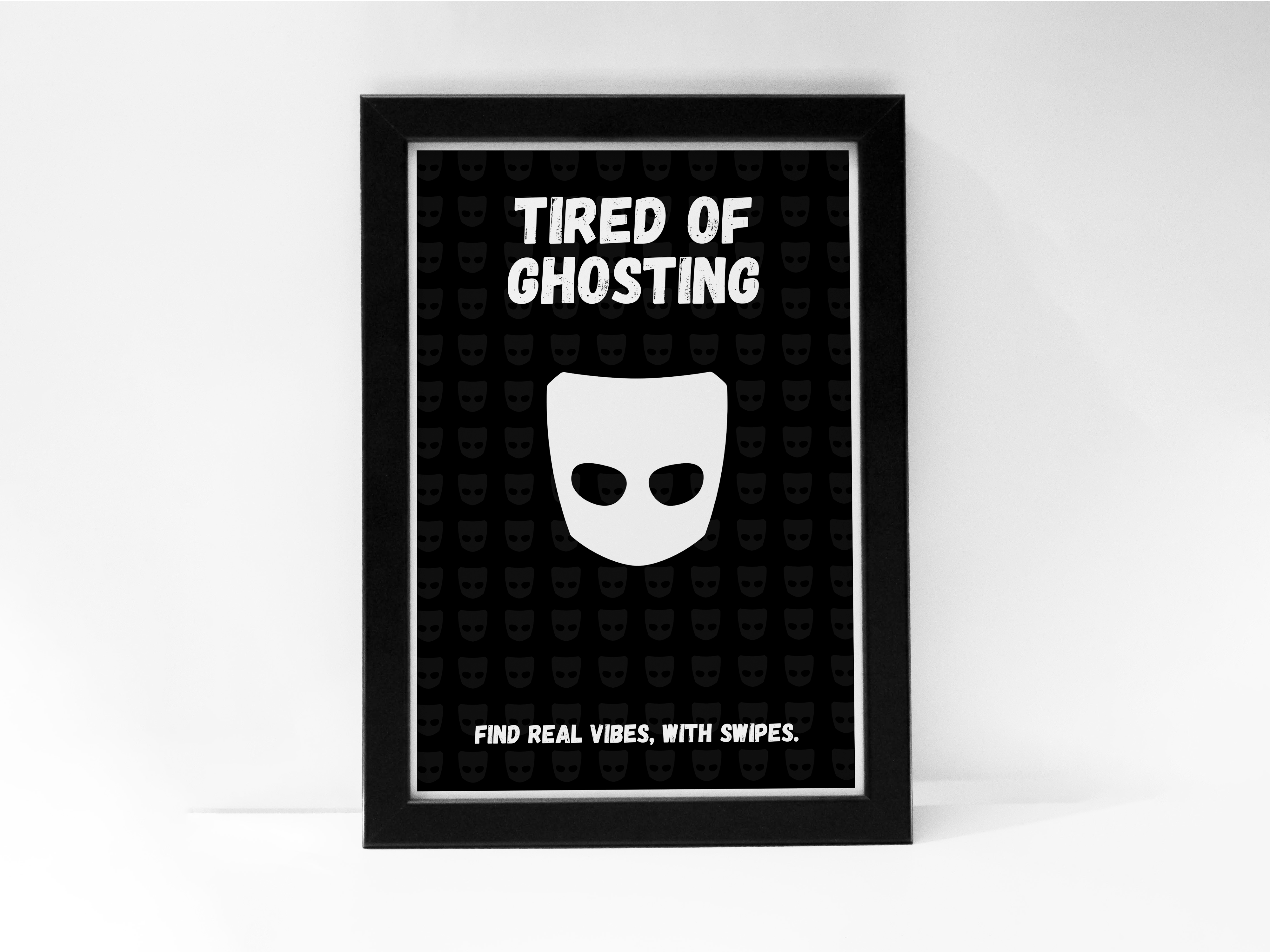 "GRINDR COMBO" Set of 4 Poster, Coaster, Mousepad & Card Game- Fun Gift Set for Modern Romantics