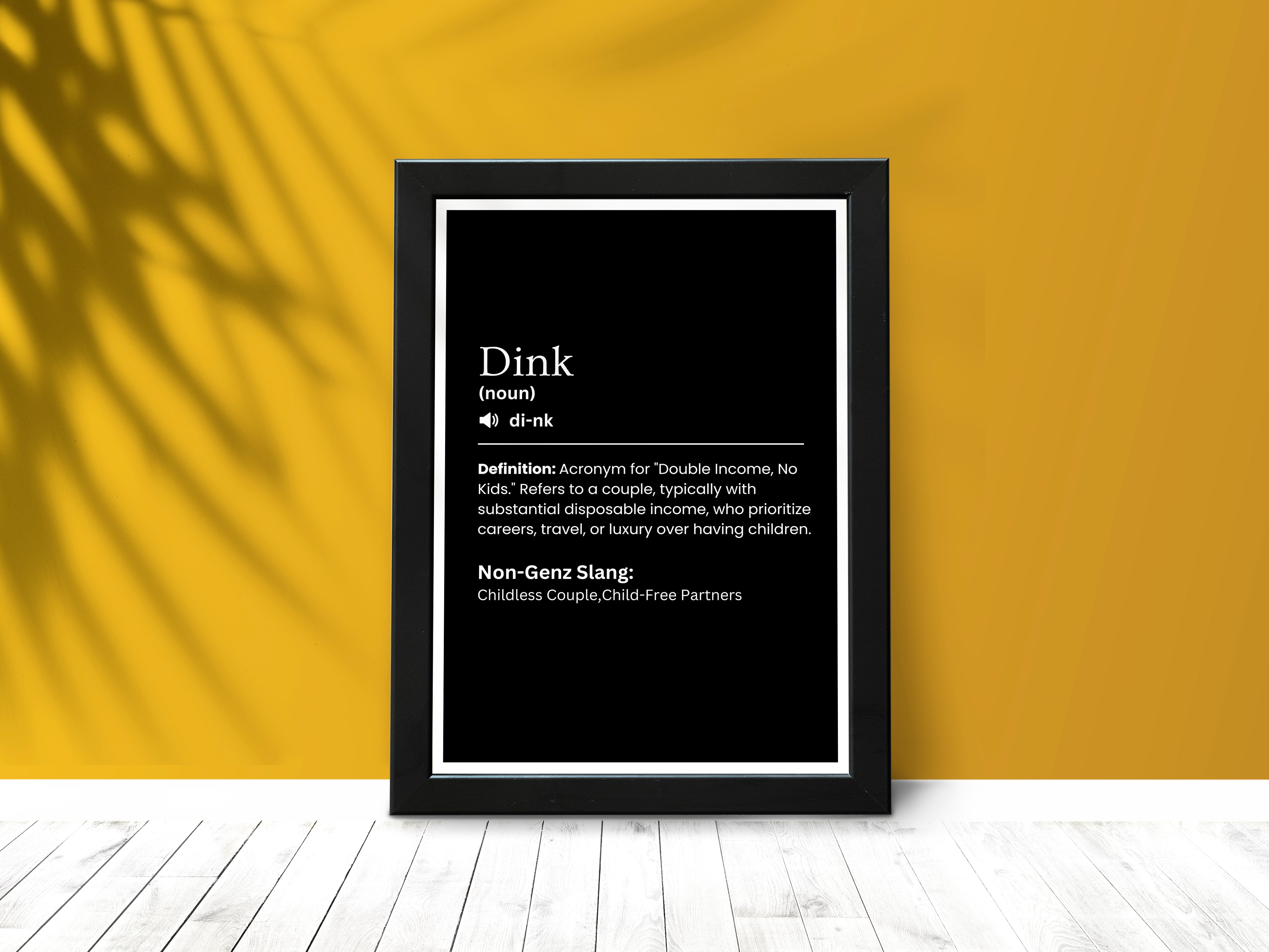 "DINK"– The Slang of a New Gen