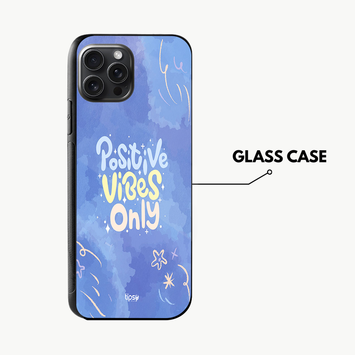 "POSITIVE VIBES ONLY" -Mobile Covers Shock Resistant, Slim & Stylish Cases