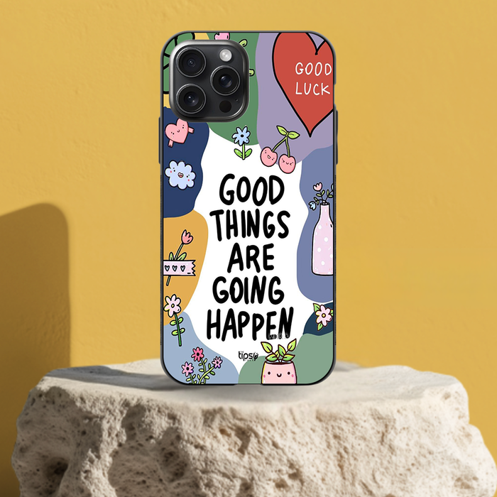 "GOD THINGS ARE GOING HAPPEN" -Mobile Covers Shock Resistant, Slim & Stylish Cases