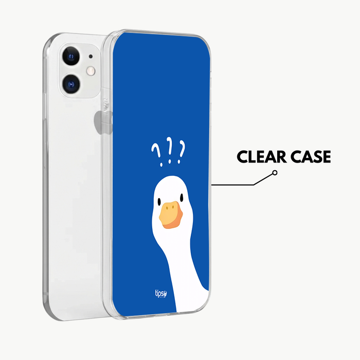 " DUCK MINIMAL DOODLING" -Mobile Covers Shock Resistant, Slim & Stylish Cases