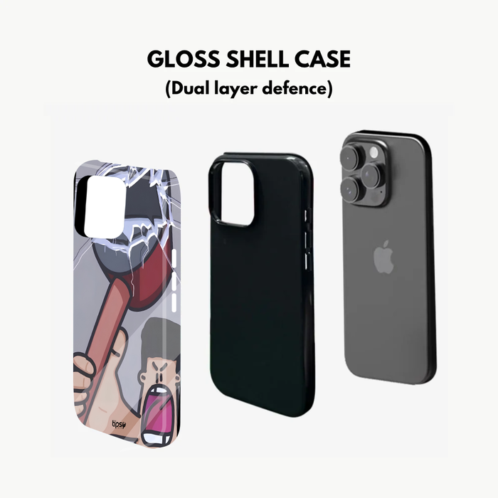 "BREAK THE GLASS" -Mobile Covers Shock Resistant, Slim & Stylish Cases