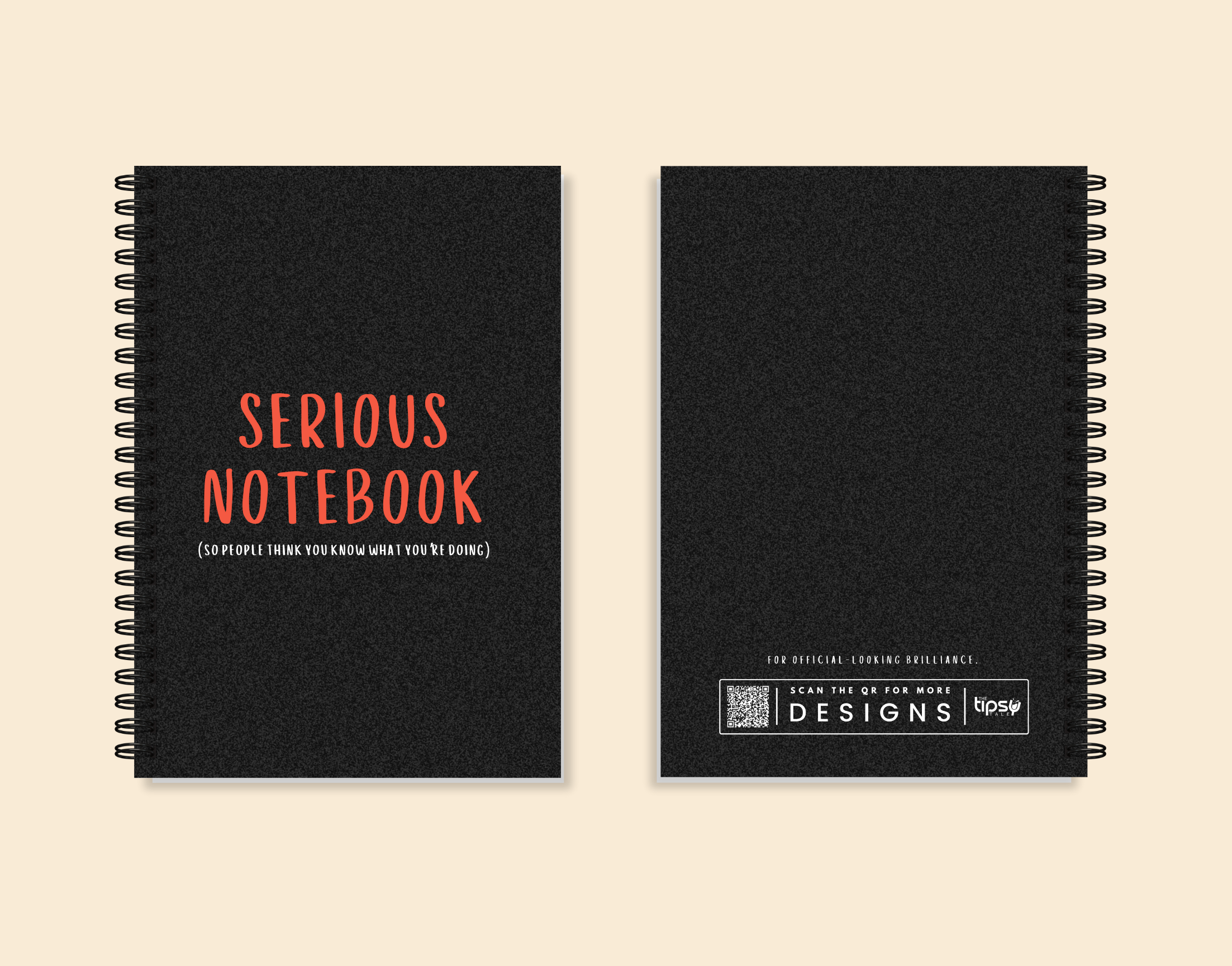"LETS GET SERIOUS" – Elegant & Inspiring Diary for Daily Reflection