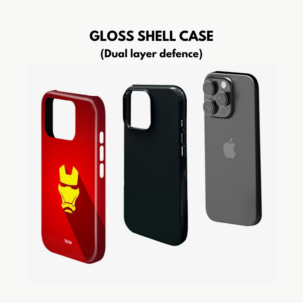 "IRON MAN - RDJ" -Mobile Covers Shock Resistant, Slim & Stylish Cases