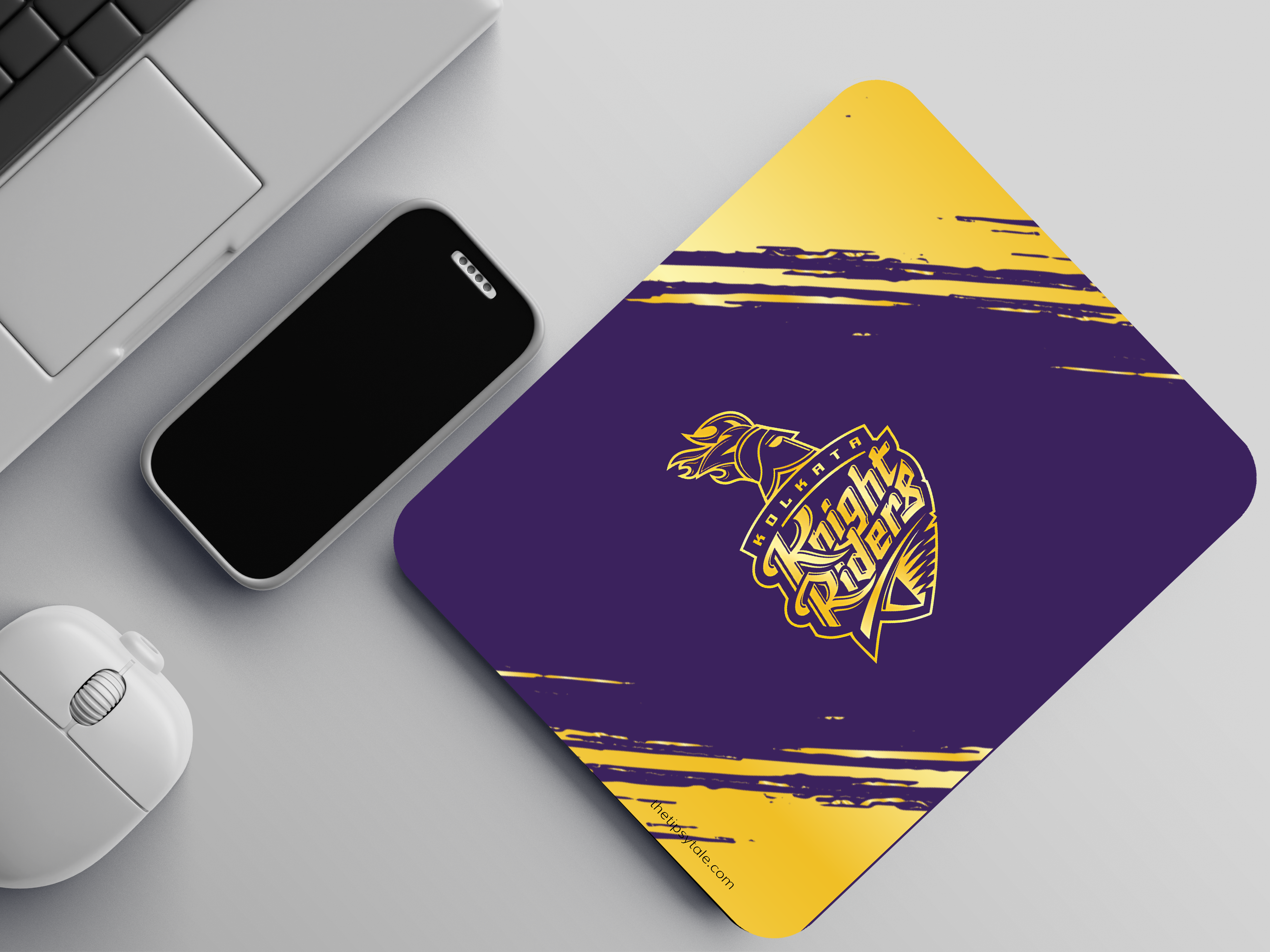 "KKR: AALA BOL" Mousepad Enhance Your Workspace with Style