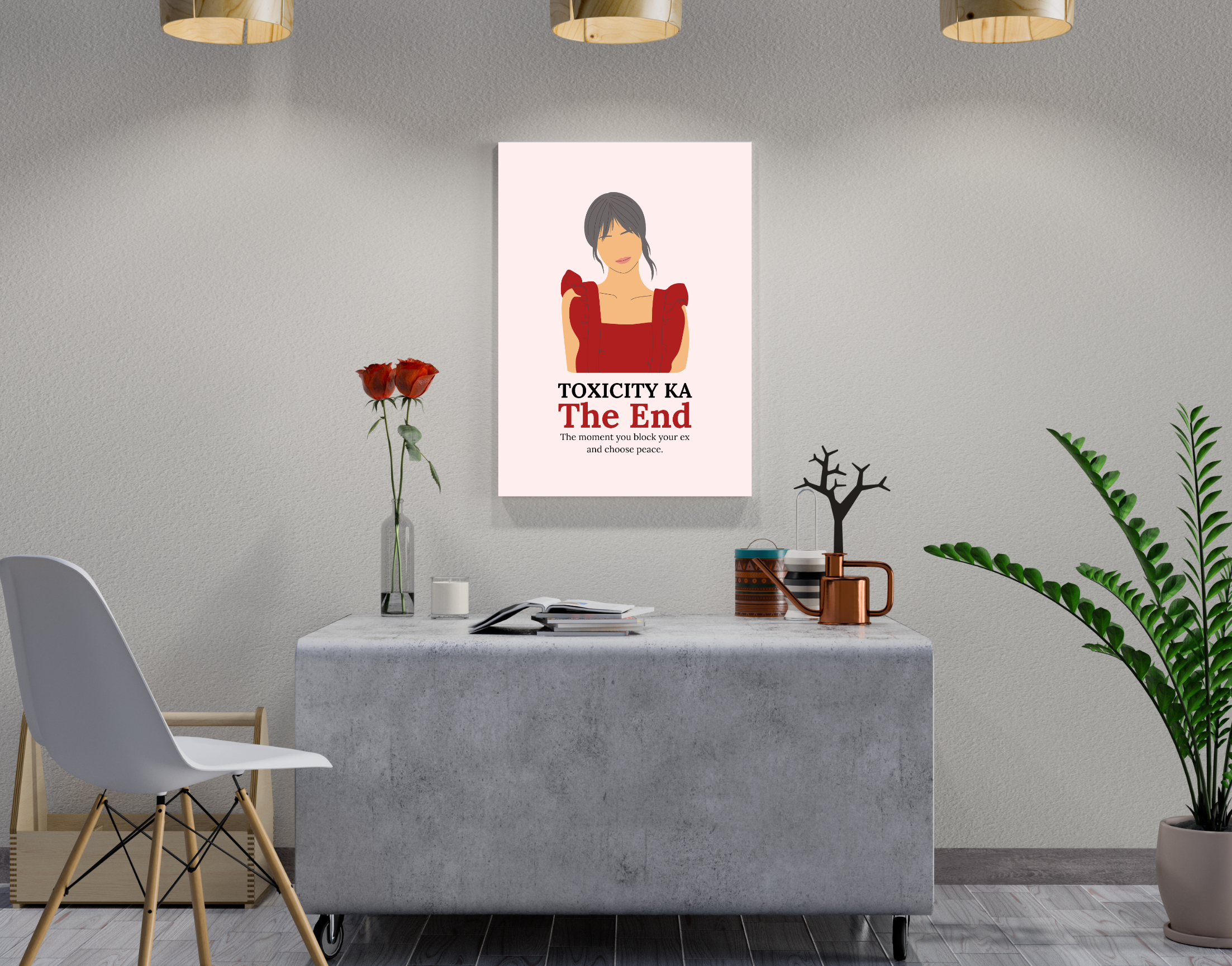 "TOXICITY KA THE END-Lover Edition"- Shiny & Sturdy Metallic Poster Art That Pops & Sticks (Literally!)