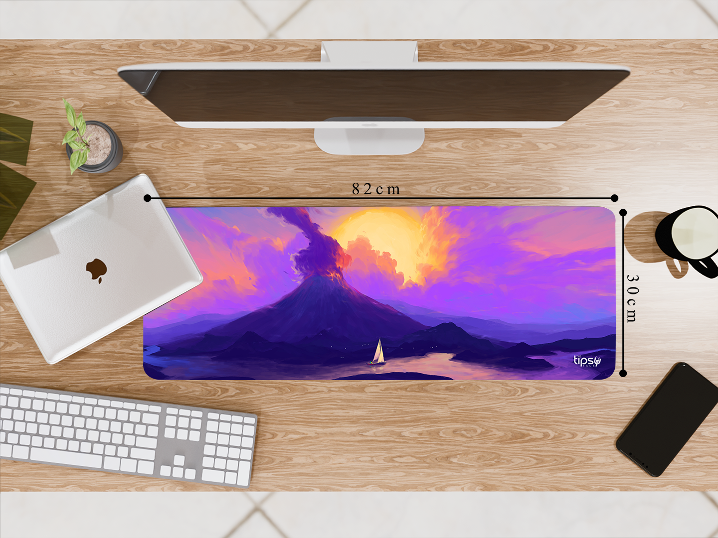 "AESTHETIC SKY AND RIVER" Gaming Mousepad- Elevate Your Gaming Experience