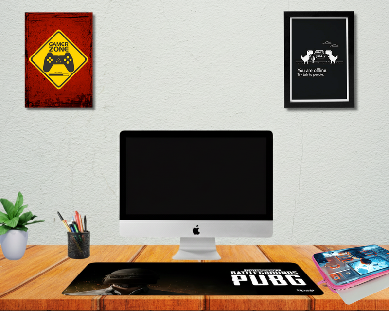 A Gift That Matches Their Energy -Gaming Vibe- Poster + Deskmat + Laptop Sleeves (COMBO)
