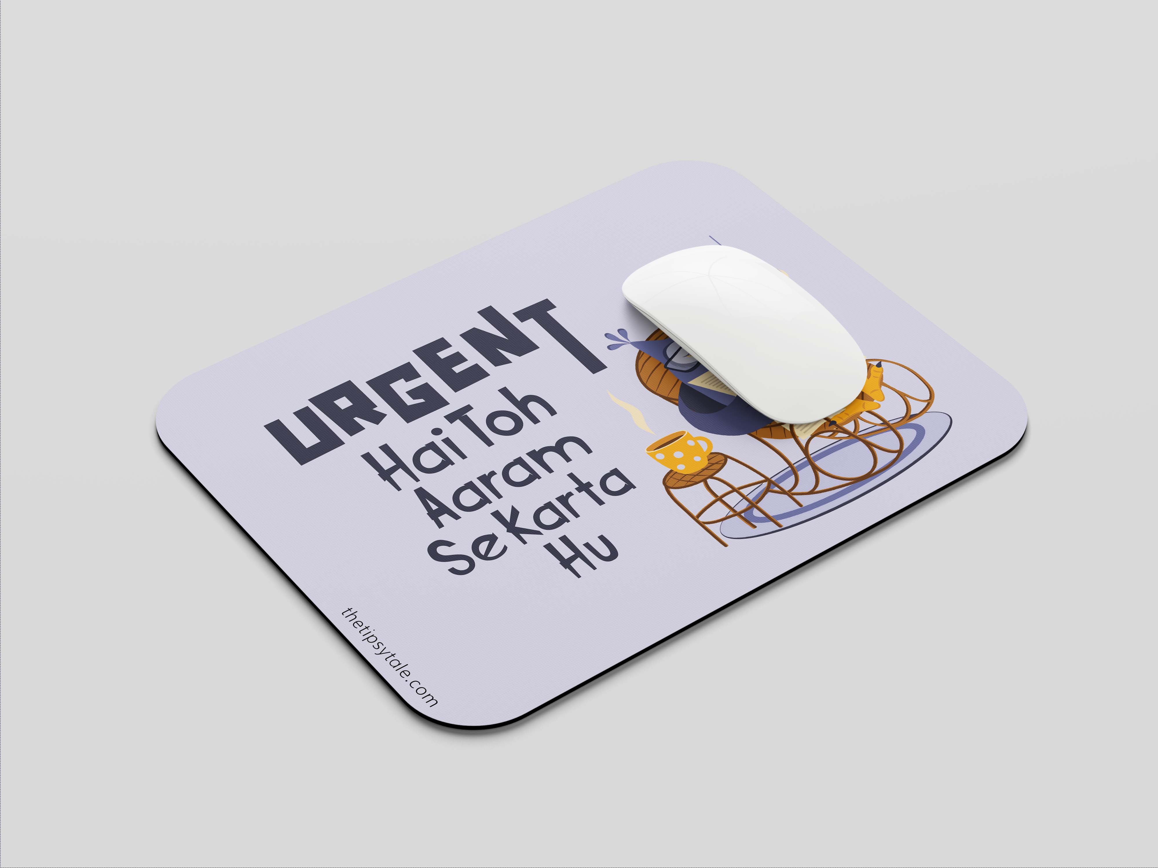 Every Corporate Mazdoor ka Feeling: Thoughts Mouse Pad