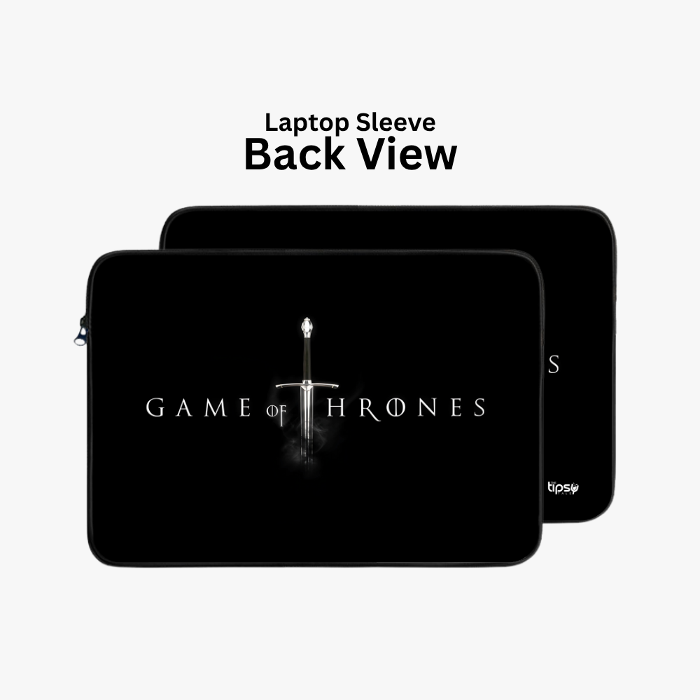 "GAME OF THRONES #GOT" Laptop Sleeves:Bold Modern Design for Every Size