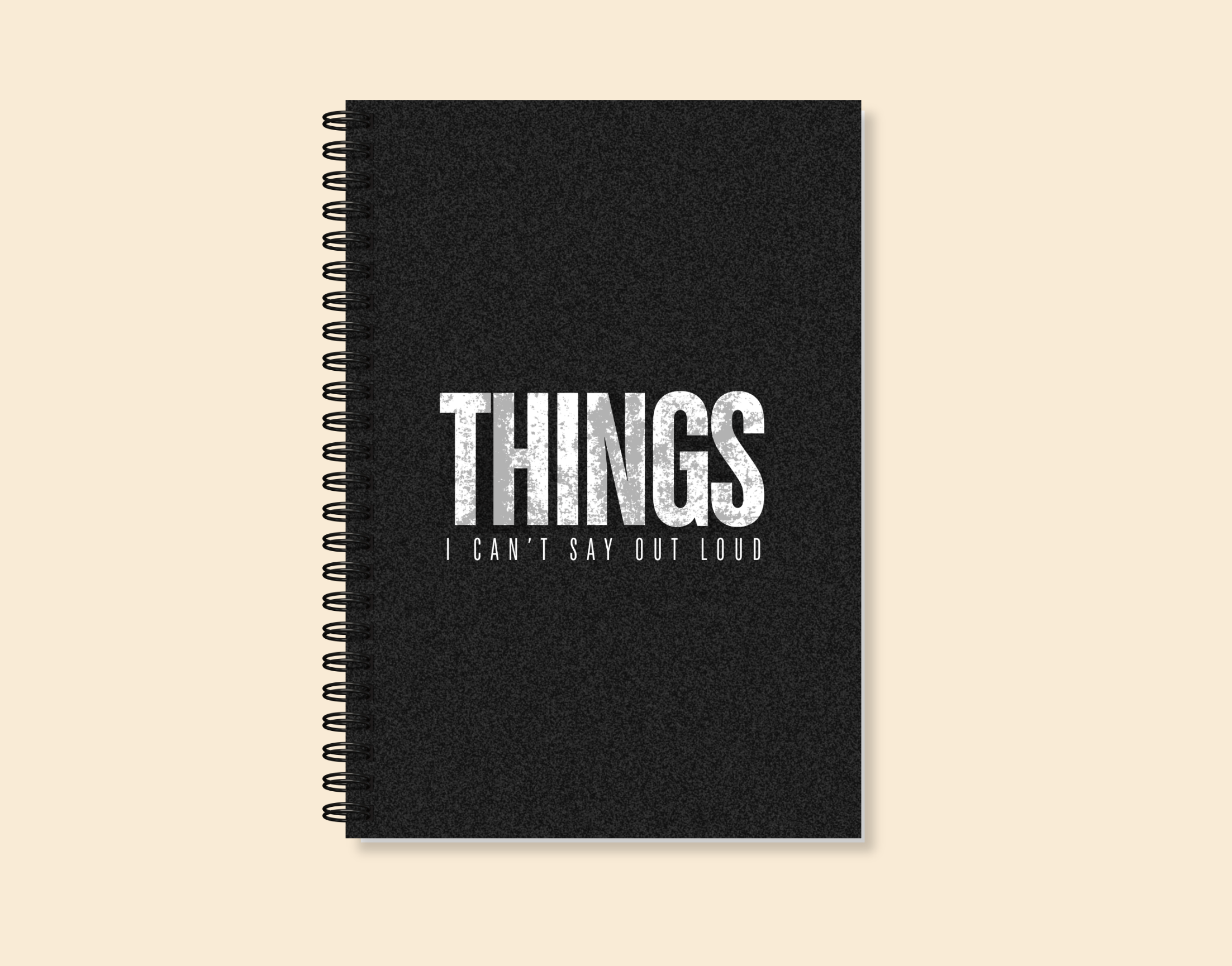 "THINGS I CAN'T SAY OUT LOUD"– Elegant & Inspiring Diary for Daily Reflection