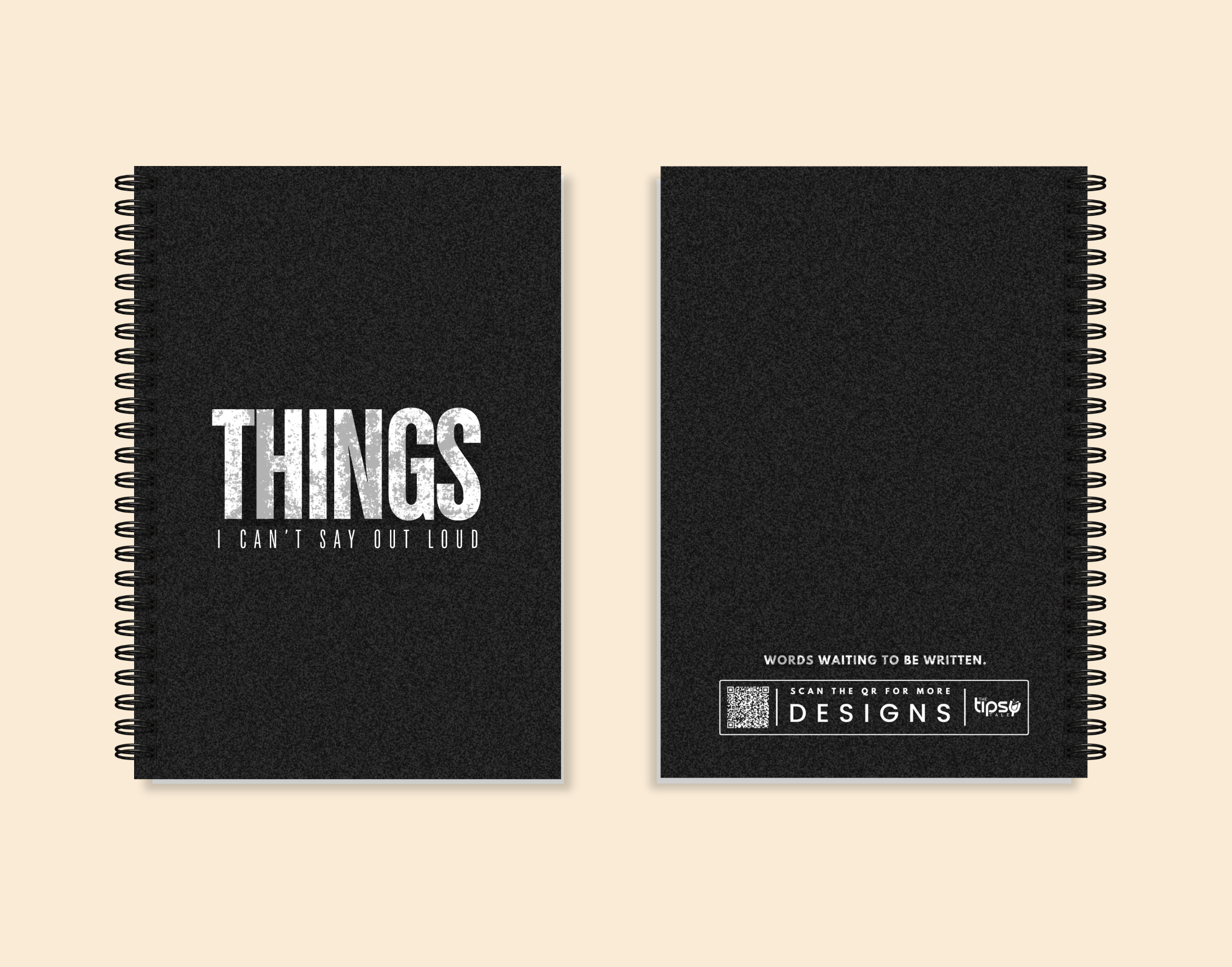 "THINGS I CAN'T SAY OUT LOUD"– Elegant & Inspiring Diary for Daily Reflection