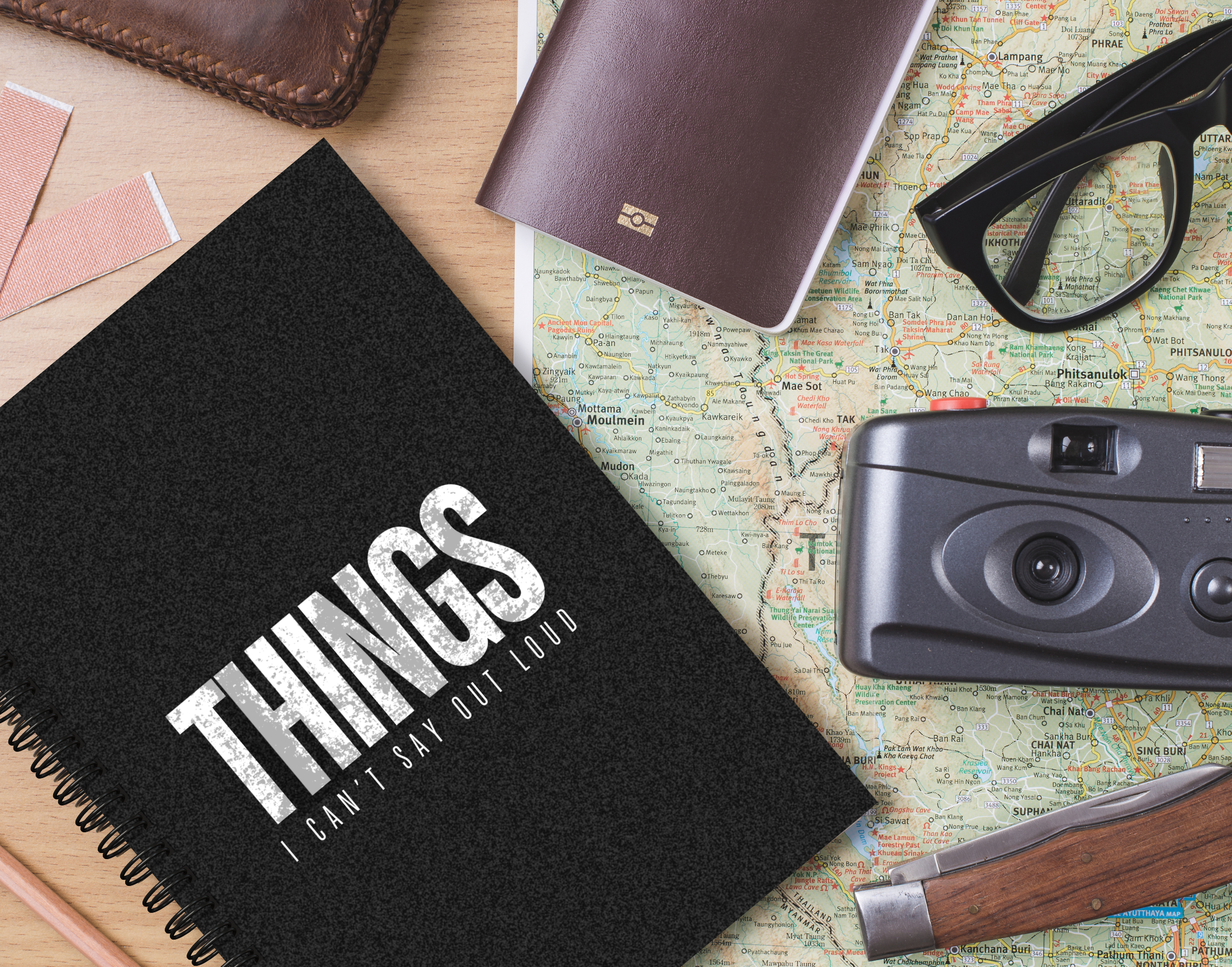 "THINGS I CAN'T SAY OUT LOUD"– Elegant & Inspiring Diary for Daily Reflection