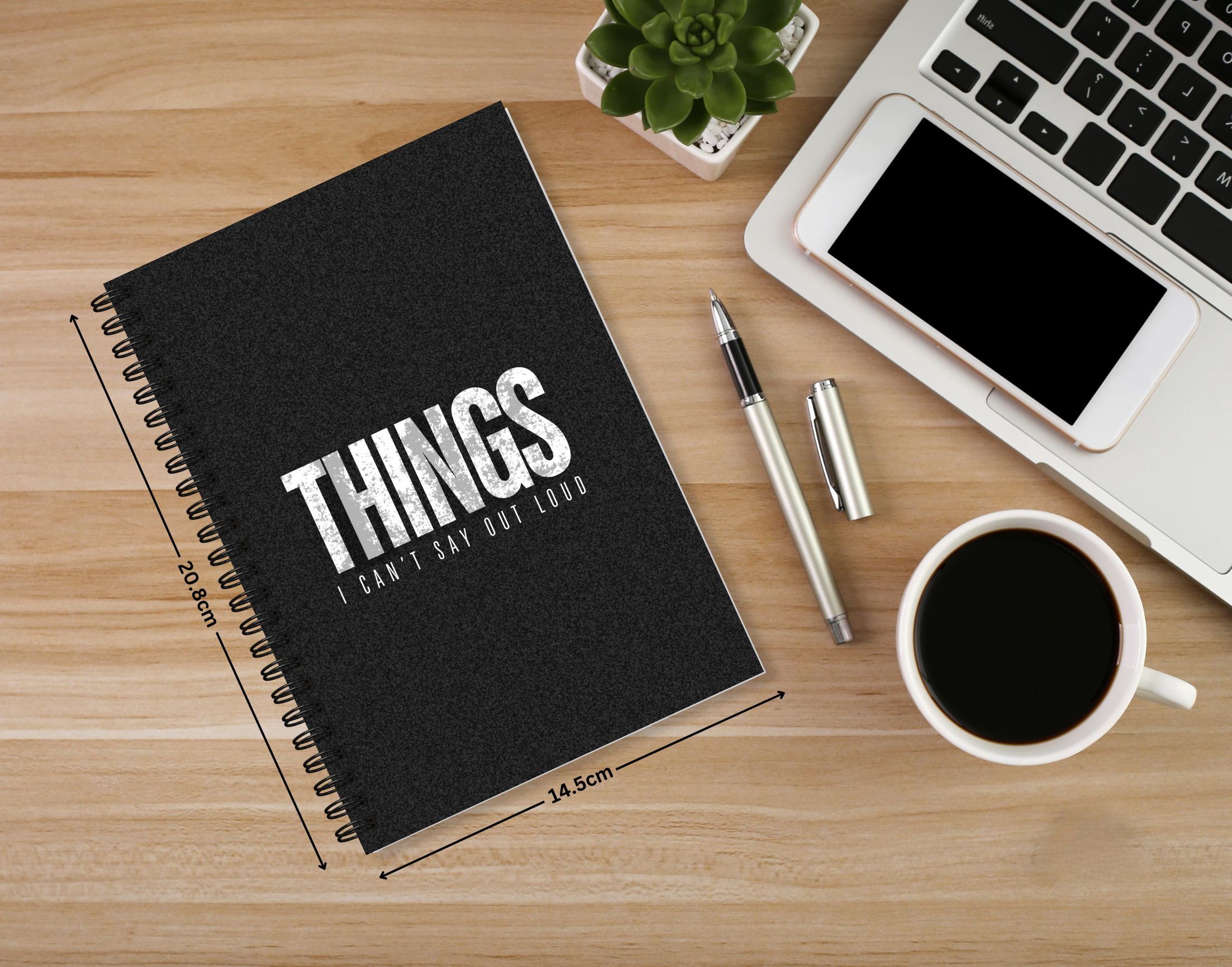 "THINGS I CAN'T SAY OUT LOUD"– Elegant & Inspiring Diary for Daily Reflection