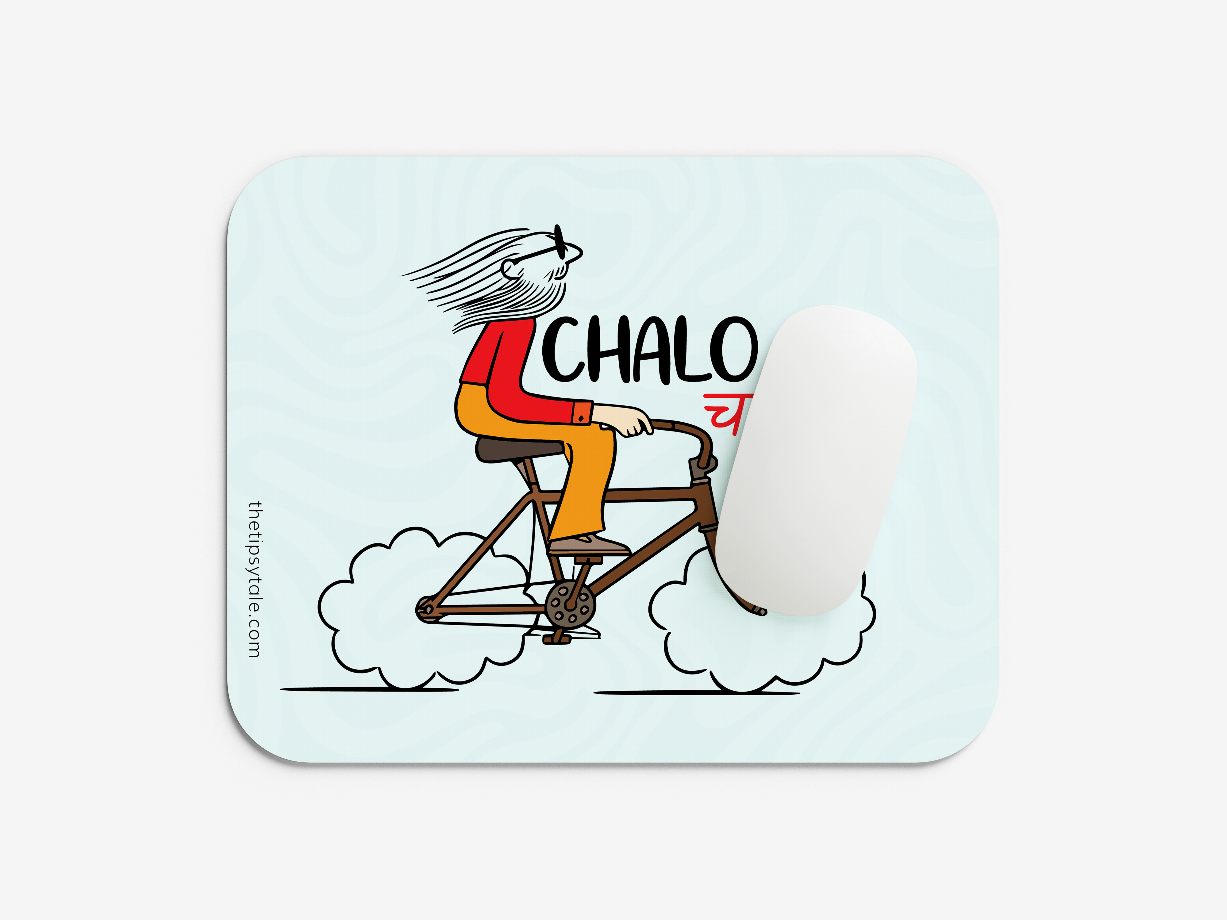 Get away from the everyday boredom: Hit the Road Mouse Pad