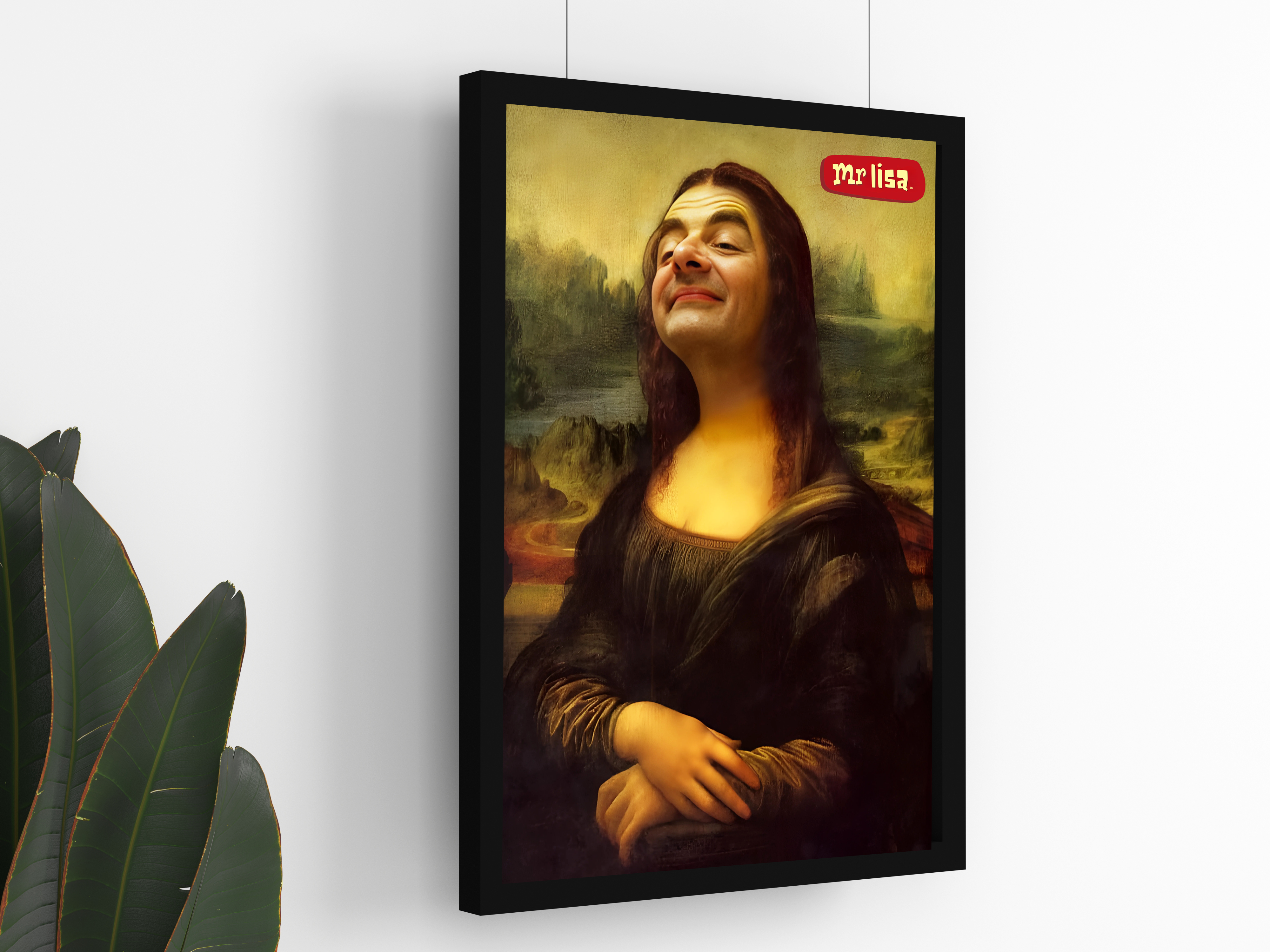 "Mr Bean or Mr. Lisa" Poster: Add a Touch of Personality to Your Space
