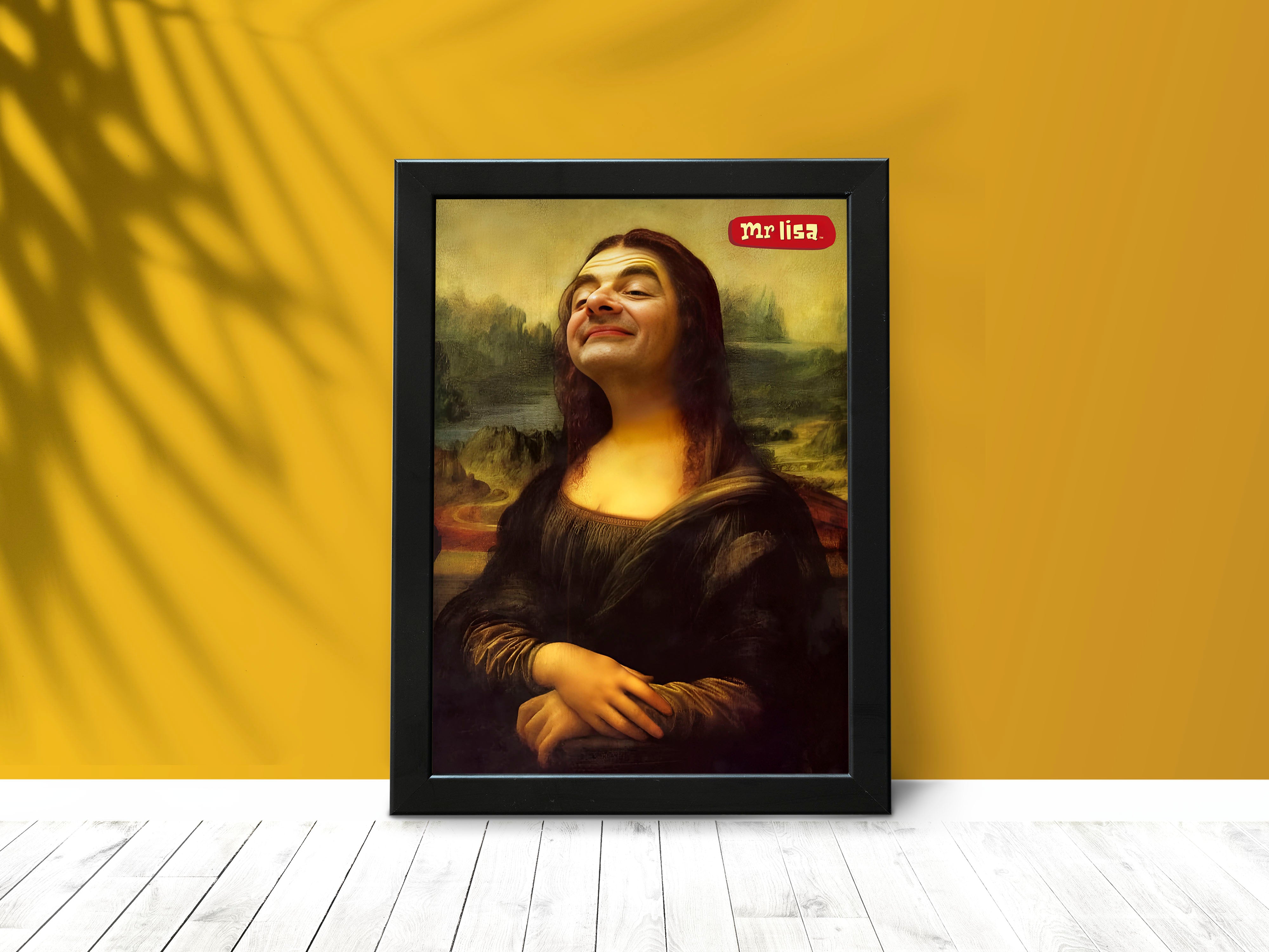 "Mr Bean or Mr. Lisa" Poster: Add a Touch of Personality to Your Space