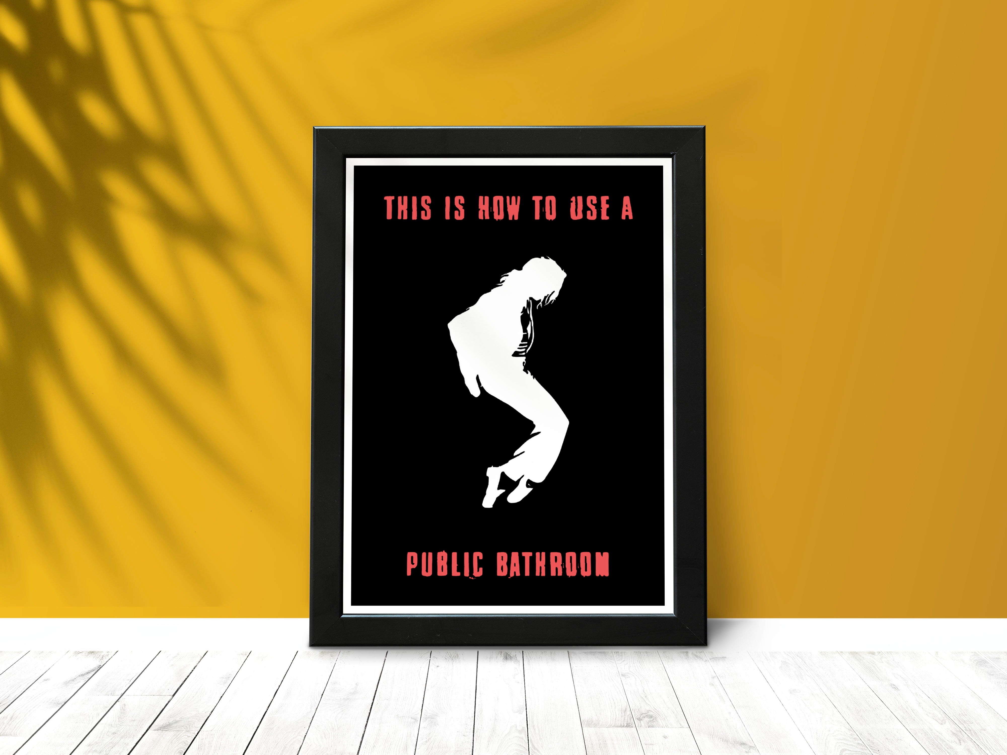 "Legend Pose: Public Bathroom edition" Poster: Add a Touch of Personality to Your Space