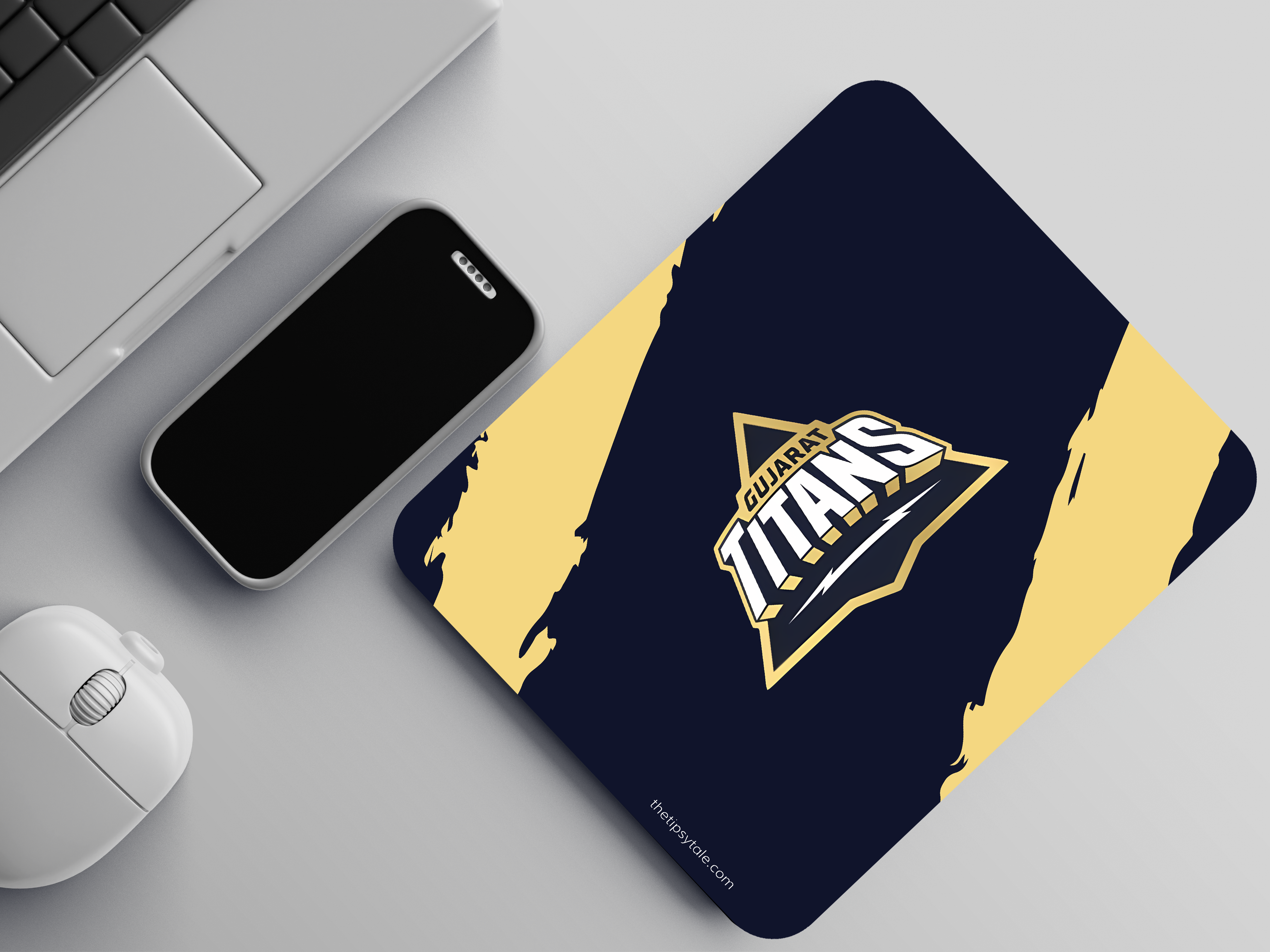 "GUJARAT TITANS #GT" Mousepad Enhance Your Workspace with Style