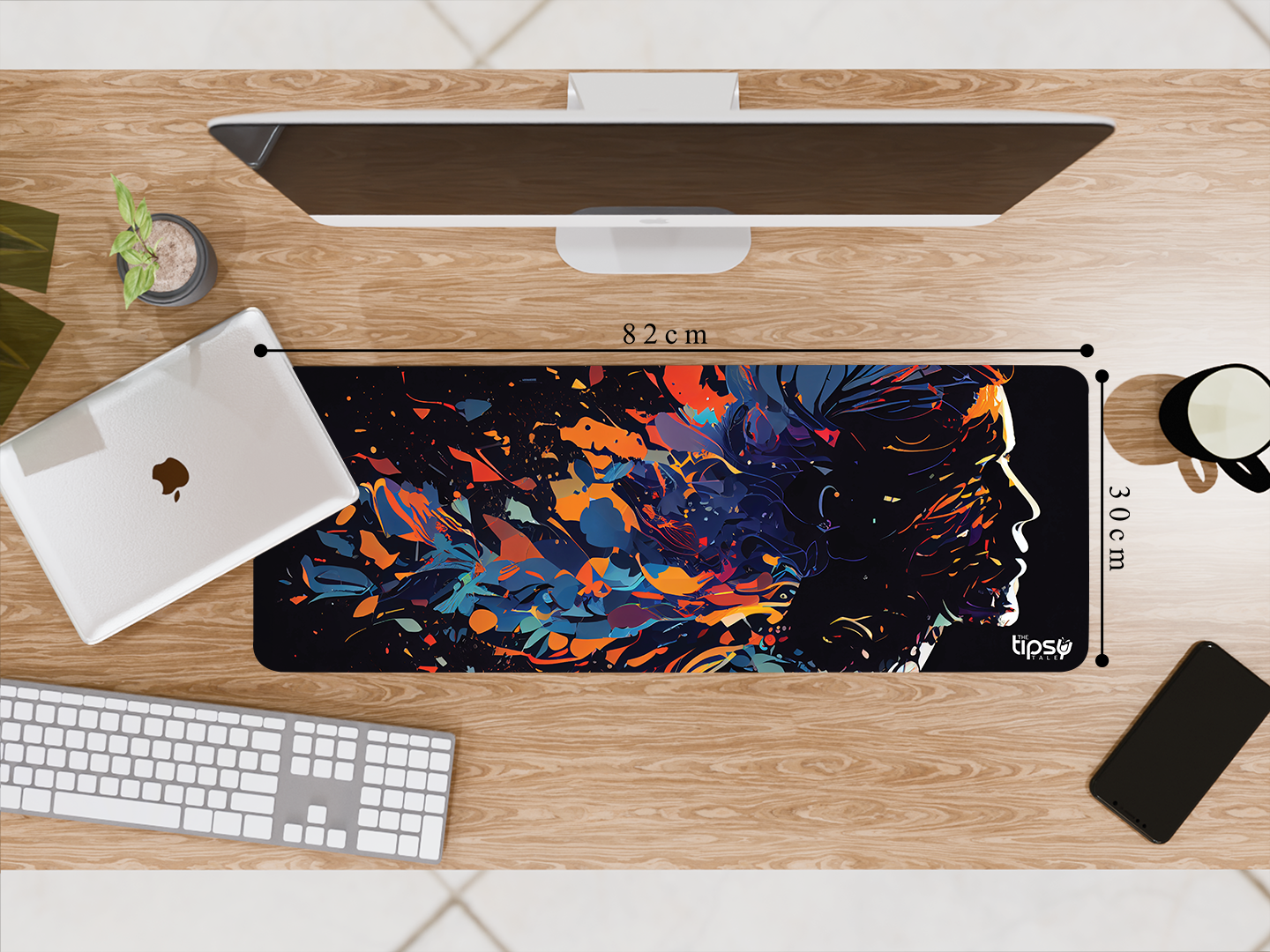 "Splash Aesthetic" Gaming Mousepad – Elevate Your Gaming Experience