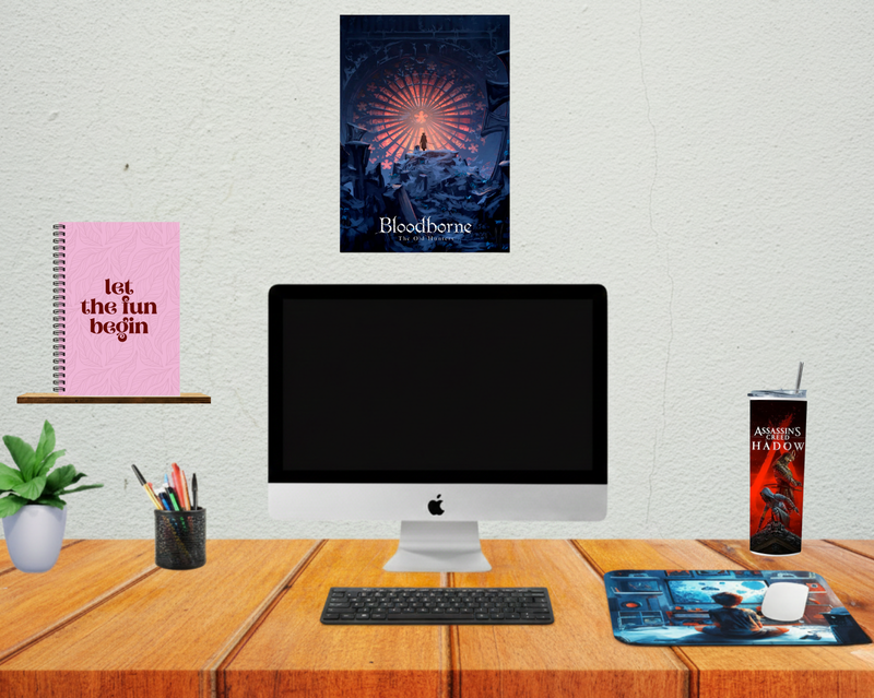 A Gift That Matches Their Energy -Gaming Version- Poster+ Tumbler+Diary +Mousepad (COMBO)