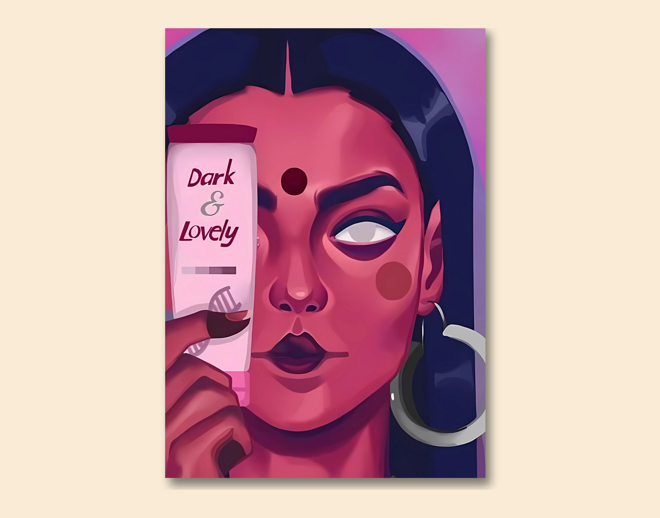 "DARK AND LOVELY-WOMEN EDITION"- Shiny & Sturdy Metallic Poster Art That Pops & Sticks (Literally!)