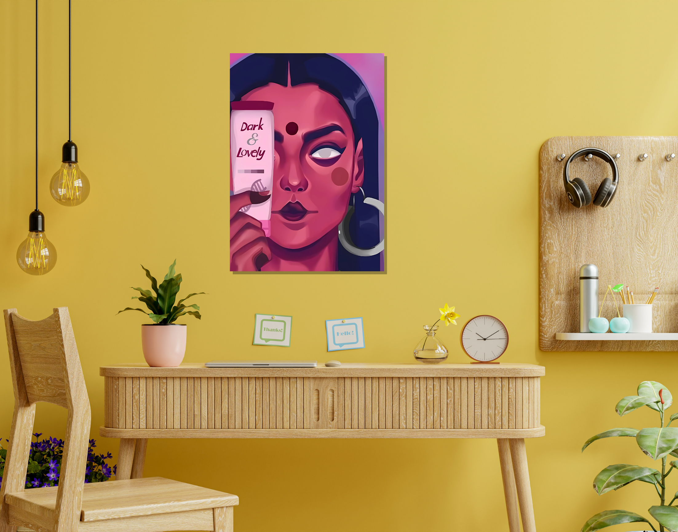 "DARK AND LOVELY-WOMEN EDITION"- Shiny & Sturdy Metallic Poster Art That Pops & Sticks (Literally!)