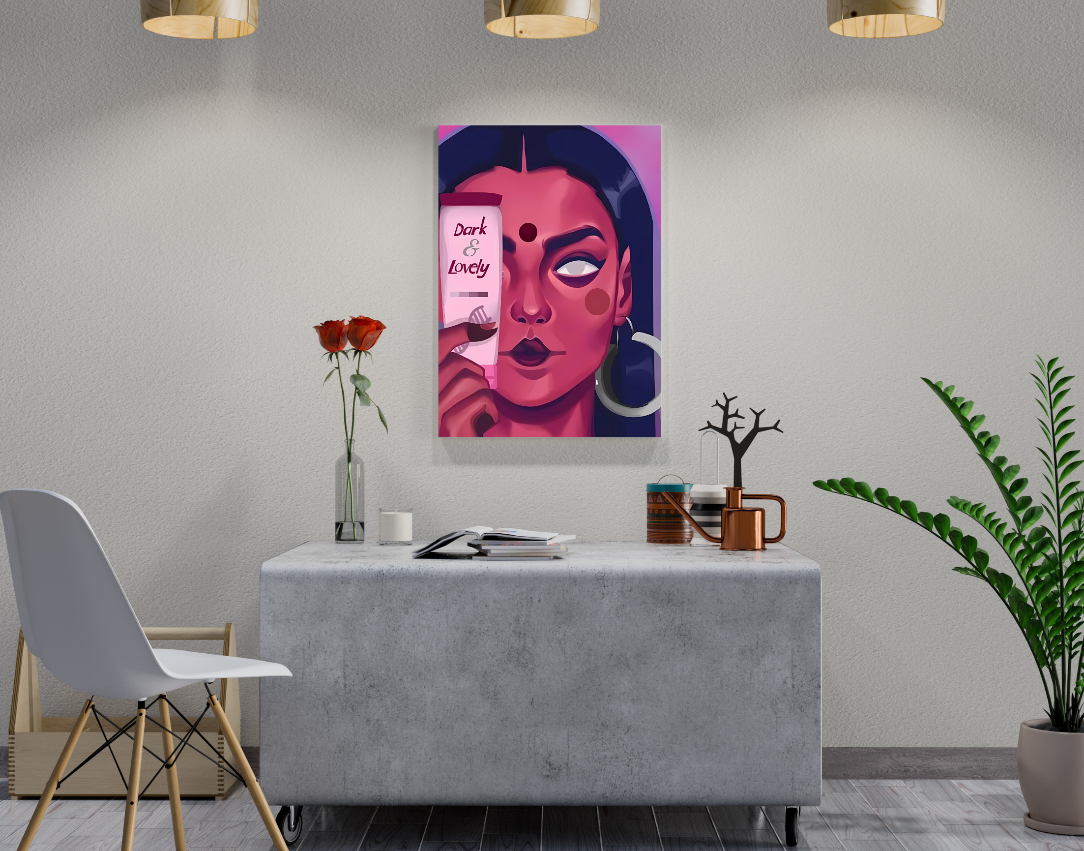 "DARK AND LOVELY-WOMEN EDITION"- Shiny & Sturdy Metallic Poster Art That Pops & Sticks (Literally!)