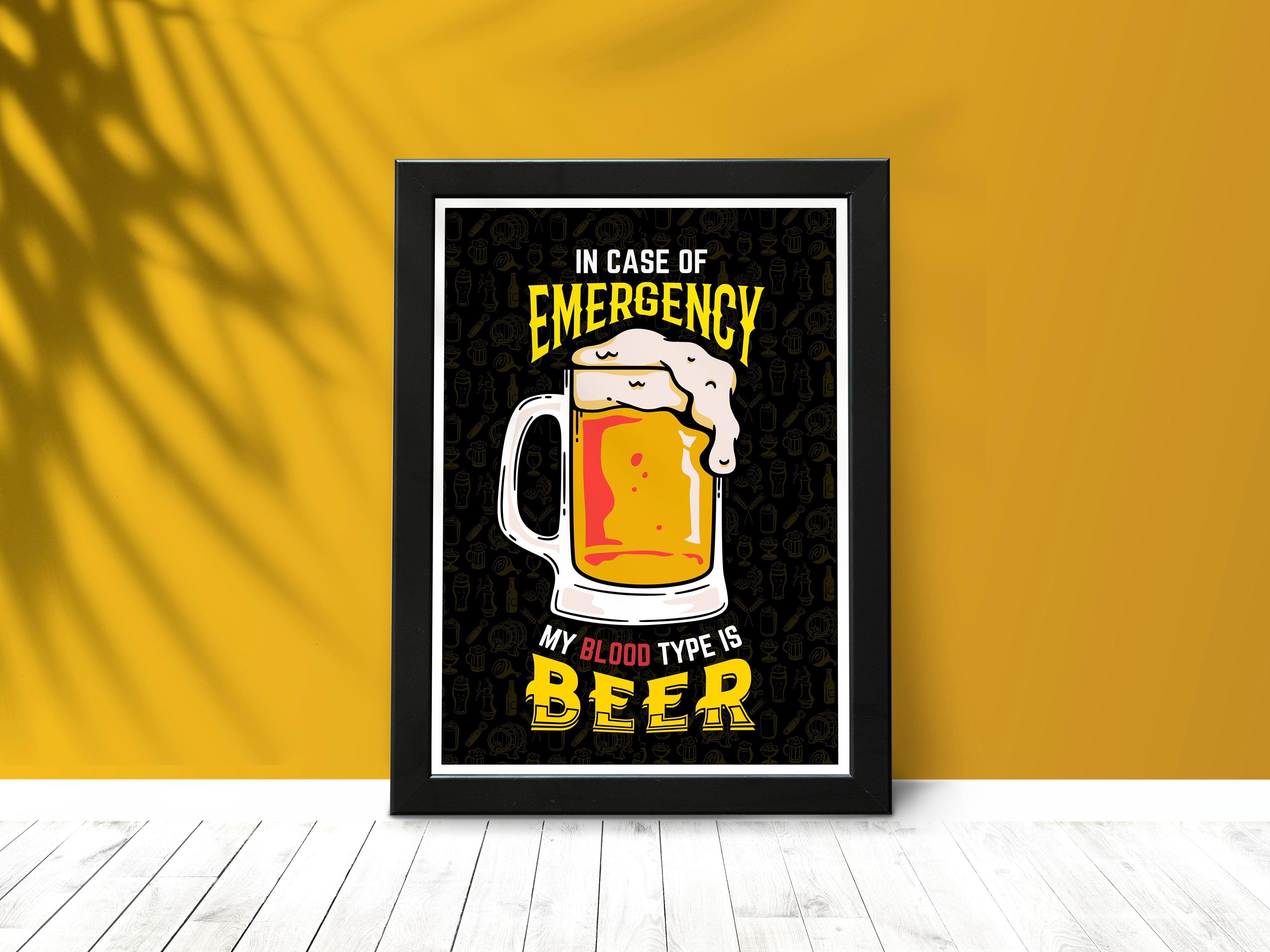 "Beer Lover " Poster: Add a Touch of Personality to Your Space