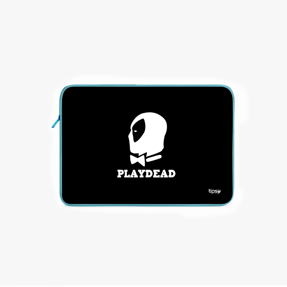 "PLAY DEAD - DEADPOOL VERSION" Laptop Sleeves:Bold Modern Design for Every Size