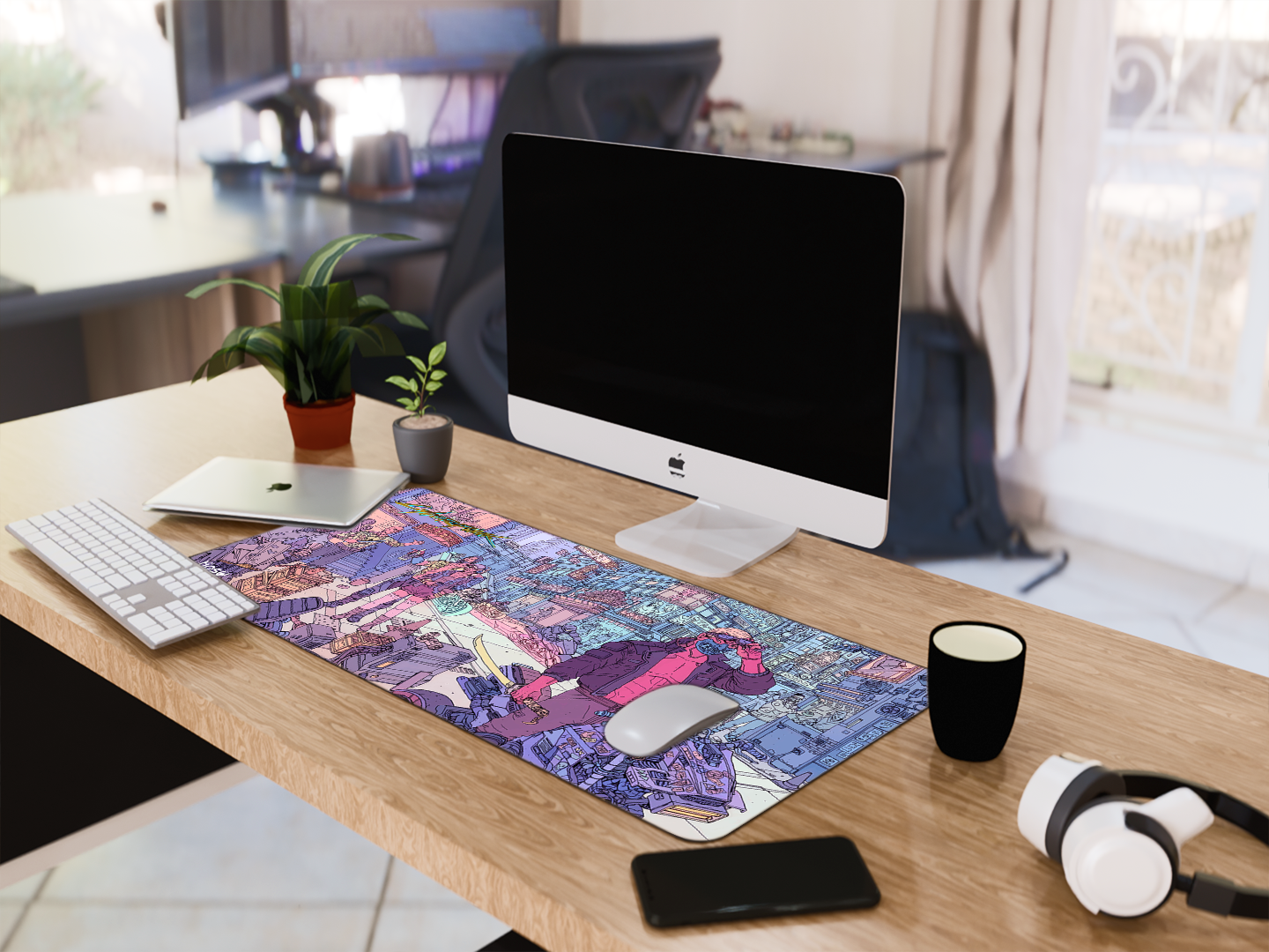 "CYBERPUNK GAMING STREET WILD" Gaming Mousepad Elevate Your Gaming Experience