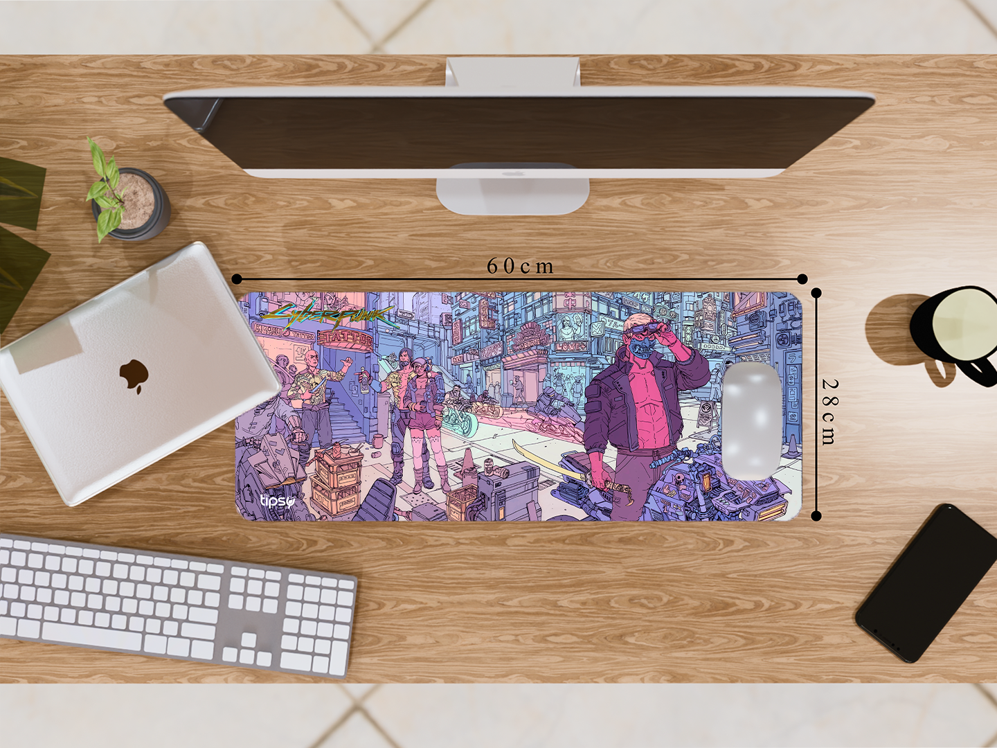 "CYBERPUNK GAMING STREET WILD" Gaming Mousepad Elevate Your Gaming Experience