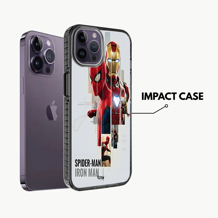 SPIDER MAN & IRON MAN -Mobile Covers Shock Resistant, Slim & Stylish Cases