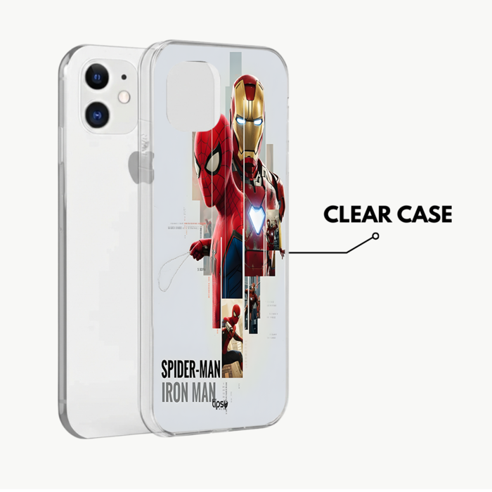 SPIDER MAN & IRON MAN -Mobile Covers Shock Resistant, Slim & Stylish Cases