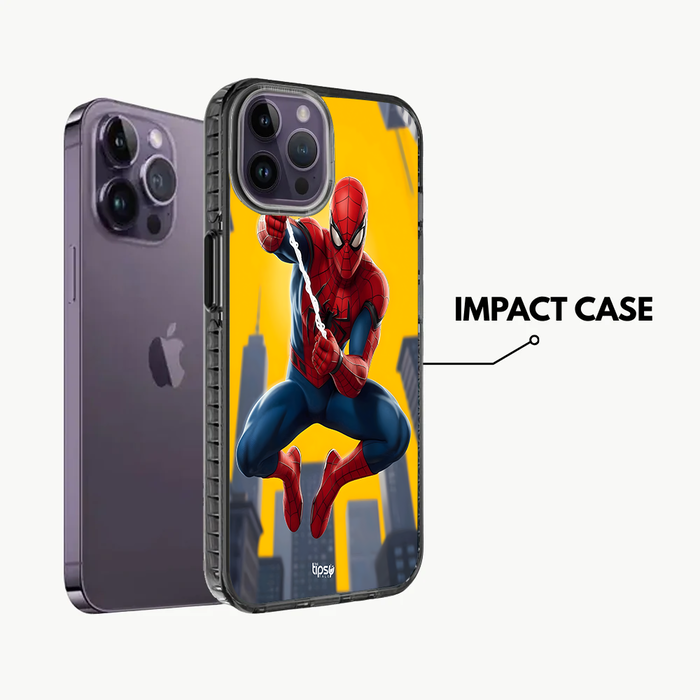 SPIDERMAN WEB STRIKE -Mobile Covers Shock Resistant, Slim & Stylish Cases
