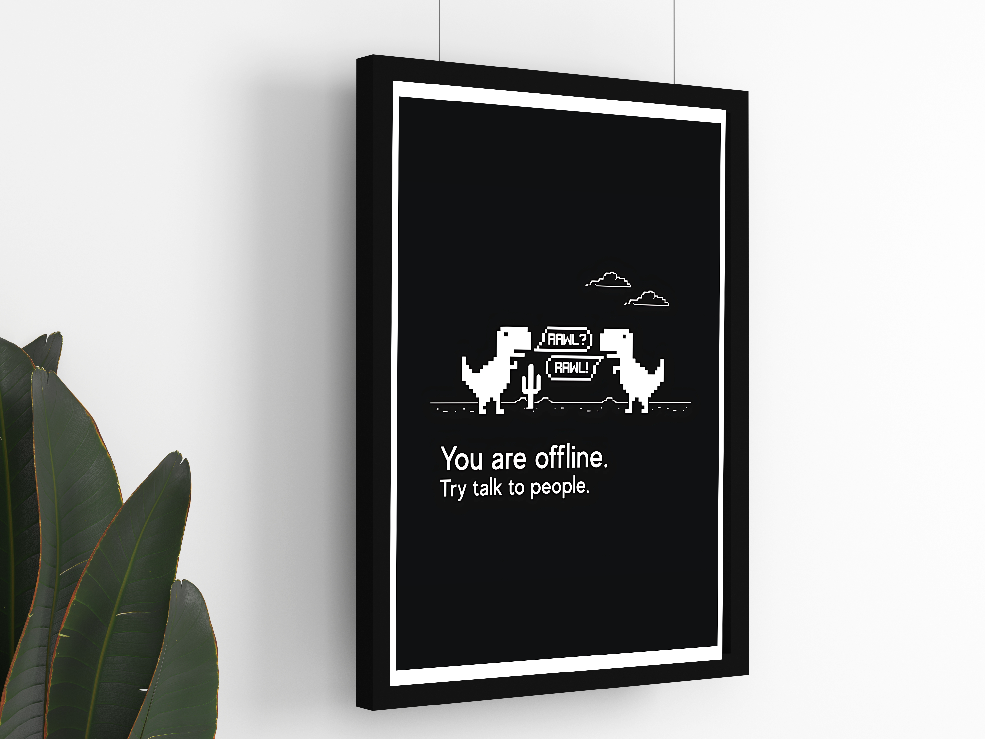 "You are offline: Computer edition" Poster: Add a Touch of Personality to Your Space