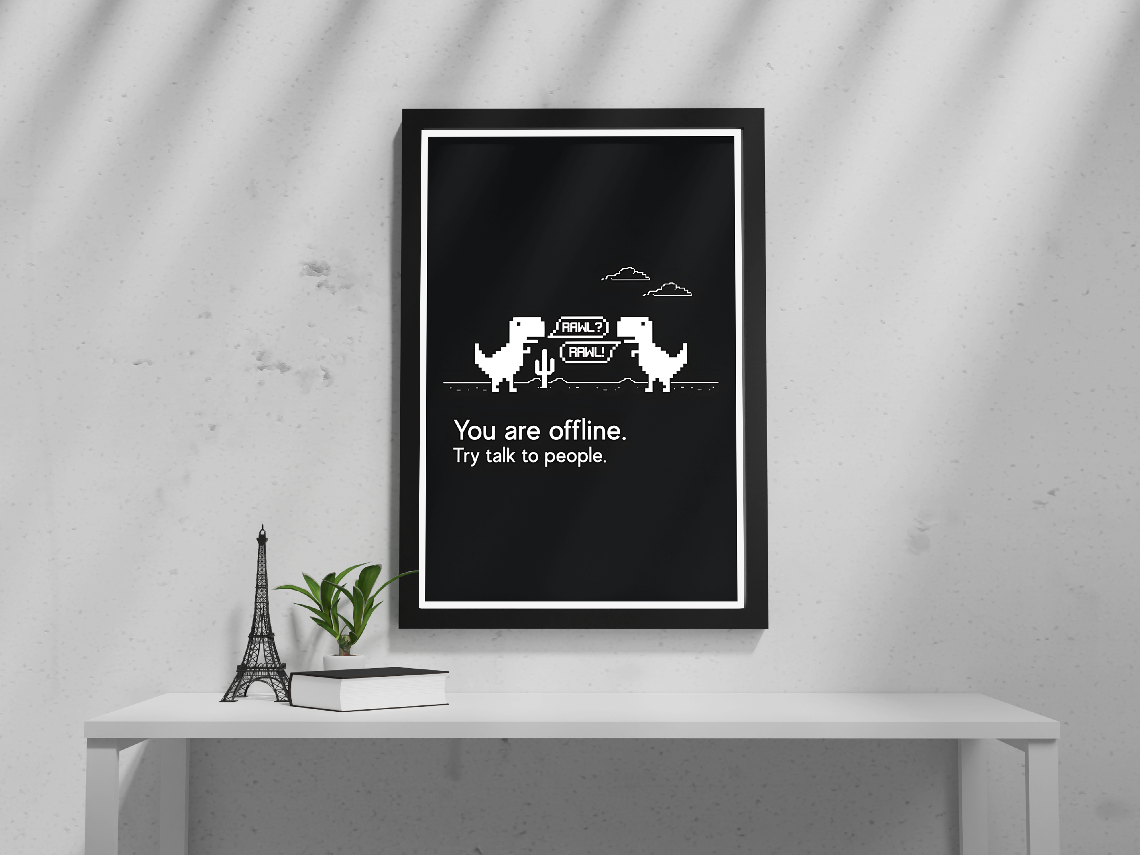 "You are offline: Computer edition" Poster: Add a Touch of Personality to Your Space