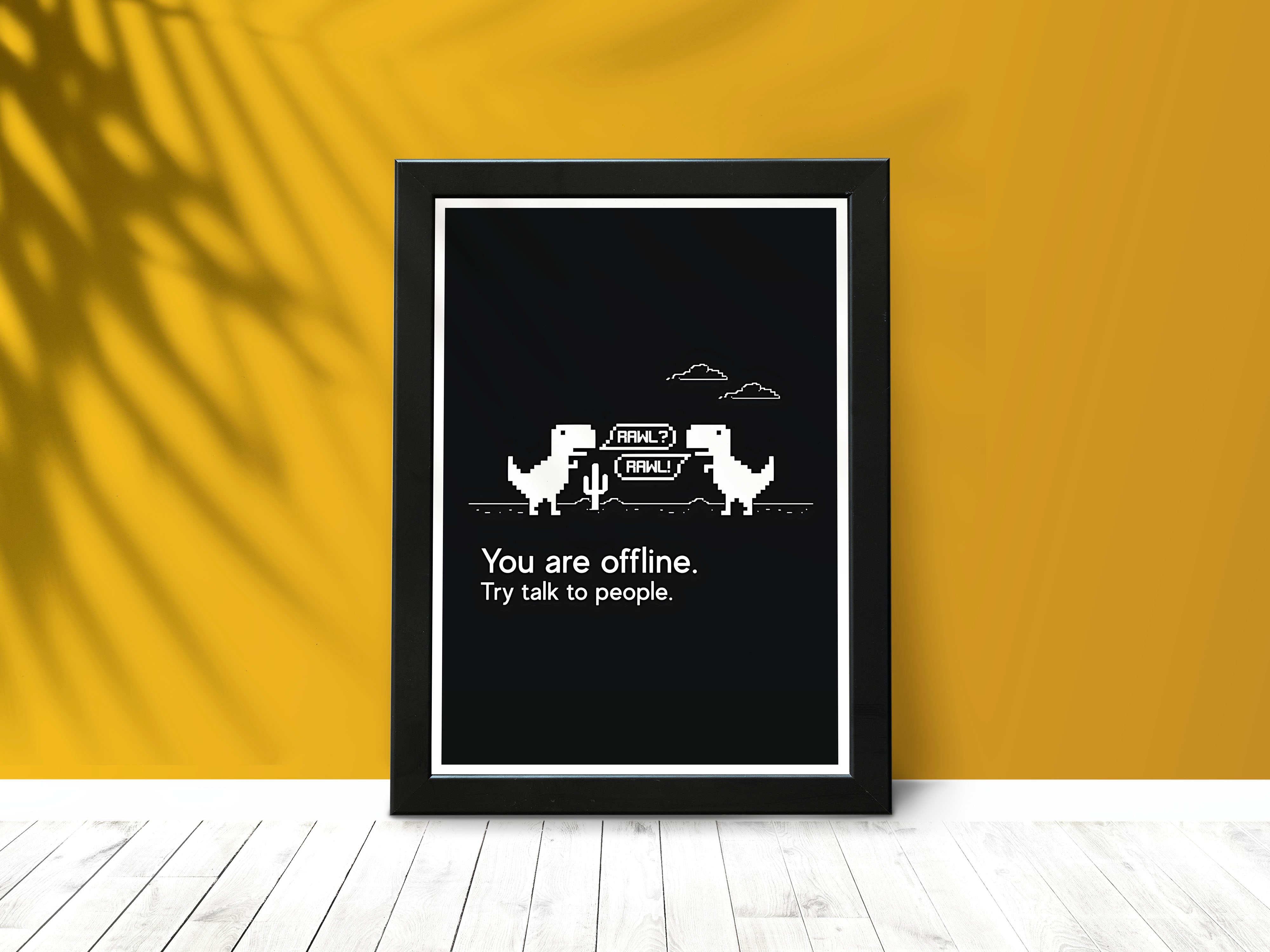 "You are offline: Computer edition" Poster: Add a Touch of Personality to Your Space