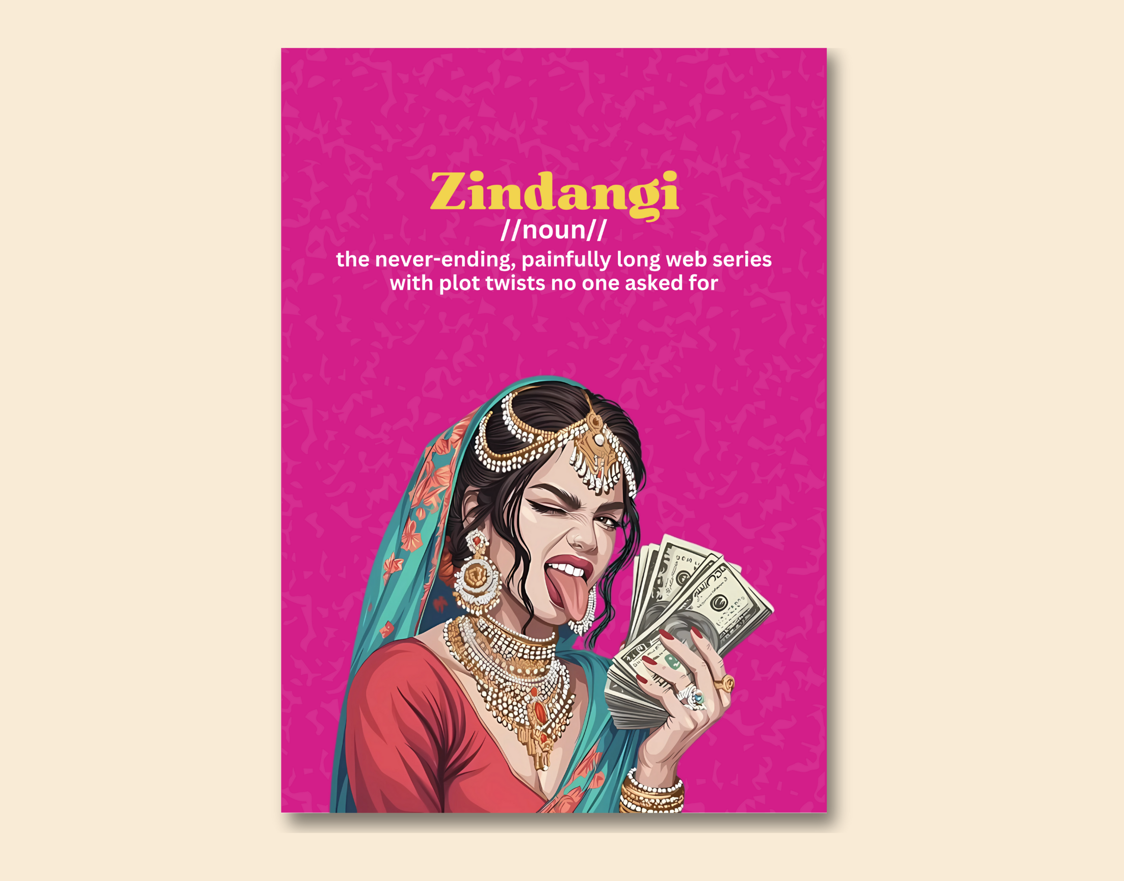 "ZINDANGI-WOMEN EDITION"- Shiny & Sturdy Metallic Poster Art That Pops & Sticks (Literally!)