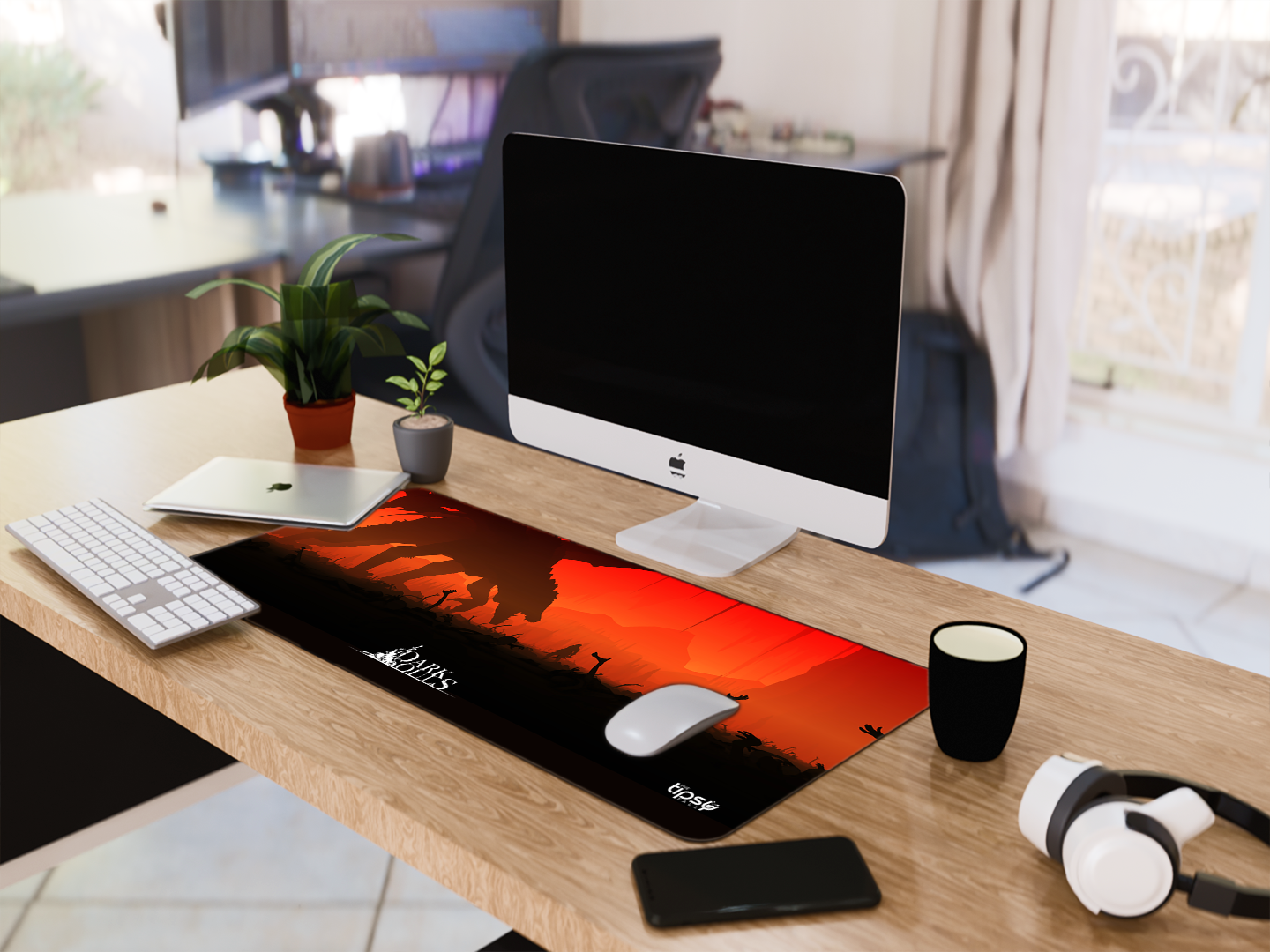 "DARK SOULS GAMING" Gaming Mousepad- Elevate Your Gaming Experience