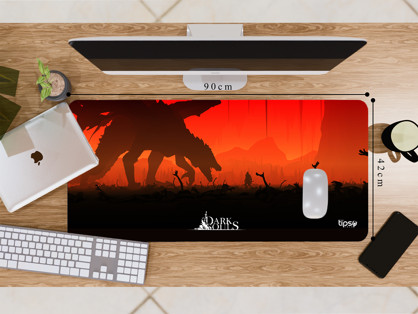"DARK SOULS GAMING" Gaming Mousepad- Elevate Your Gaming Experience