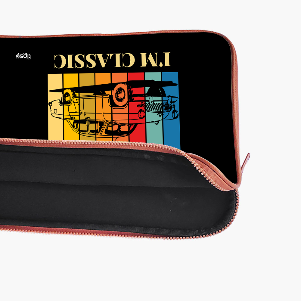 "I'M NOT OLD 1'M CLASSIC" Laptop Sleeves:Bold Modern Design for Every Size