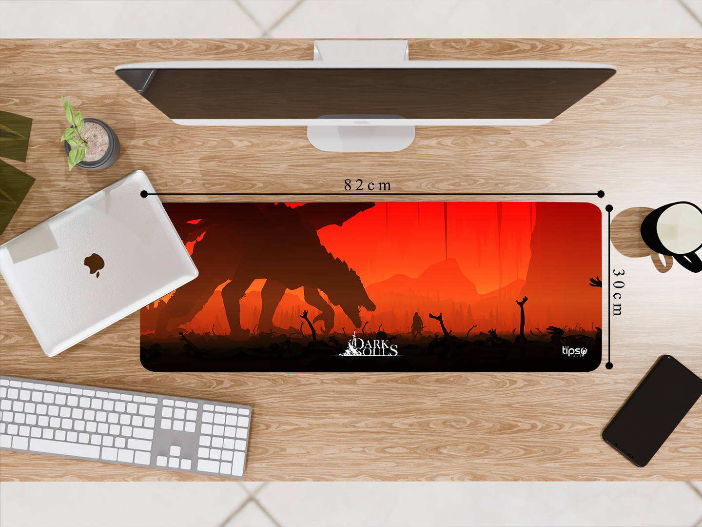 "DARK SOULS GAMING" Gaming Mousepad- Elevate Your Gaming Experience