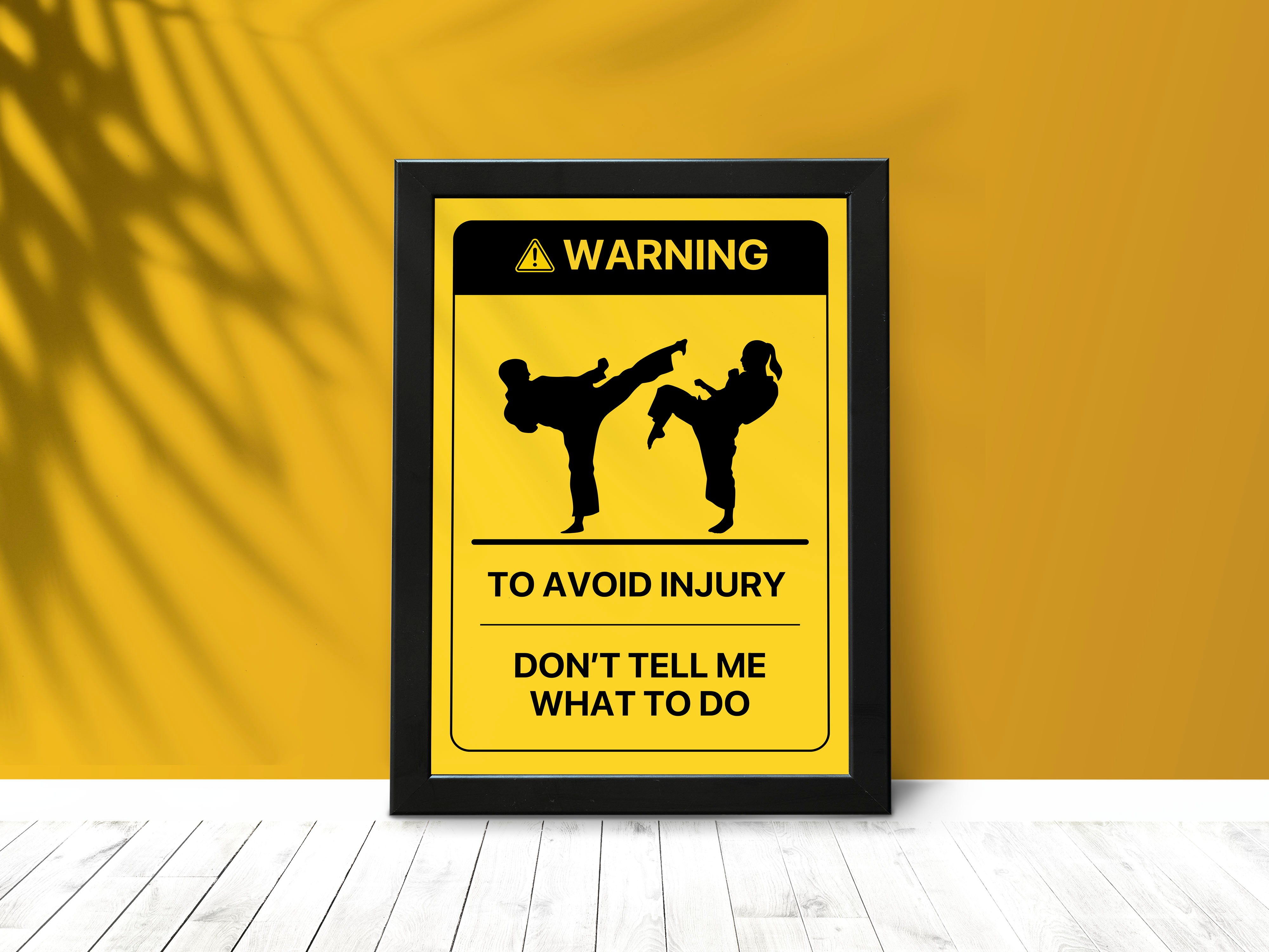 "Warning: Do Not Advice" Poster: Add a Touch of Personality to Your Space
