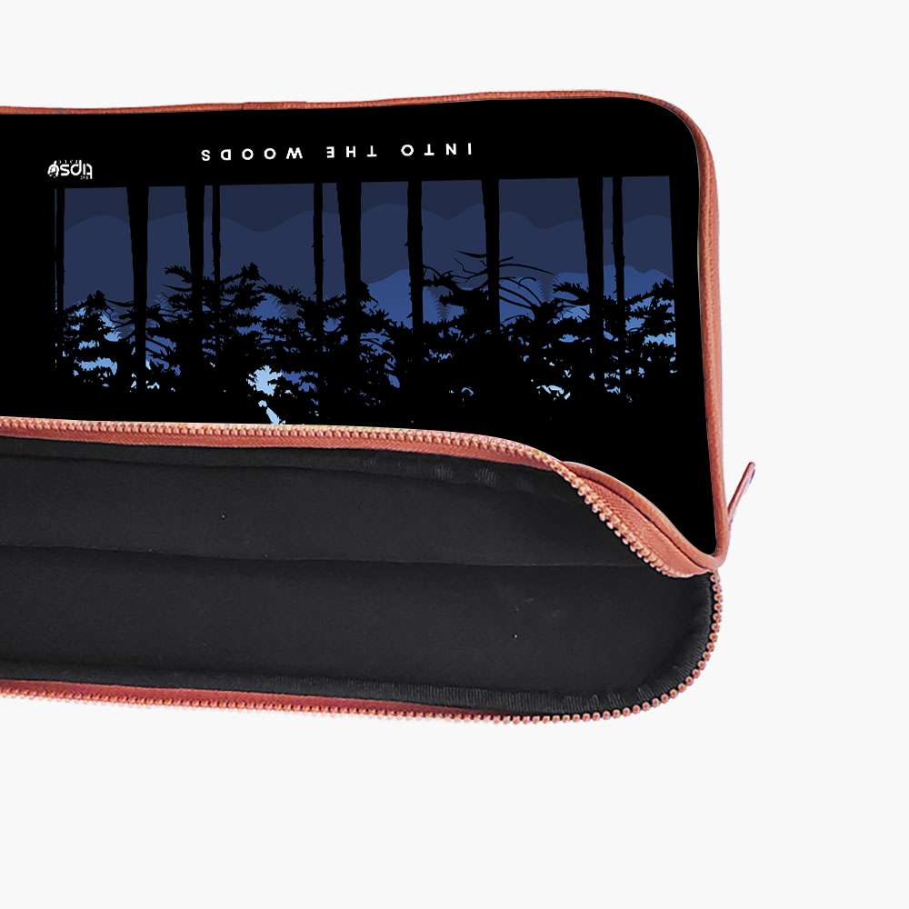 "IN TO THE WOODS" Laptop Sleeves:Bold Modern Design for Every Size