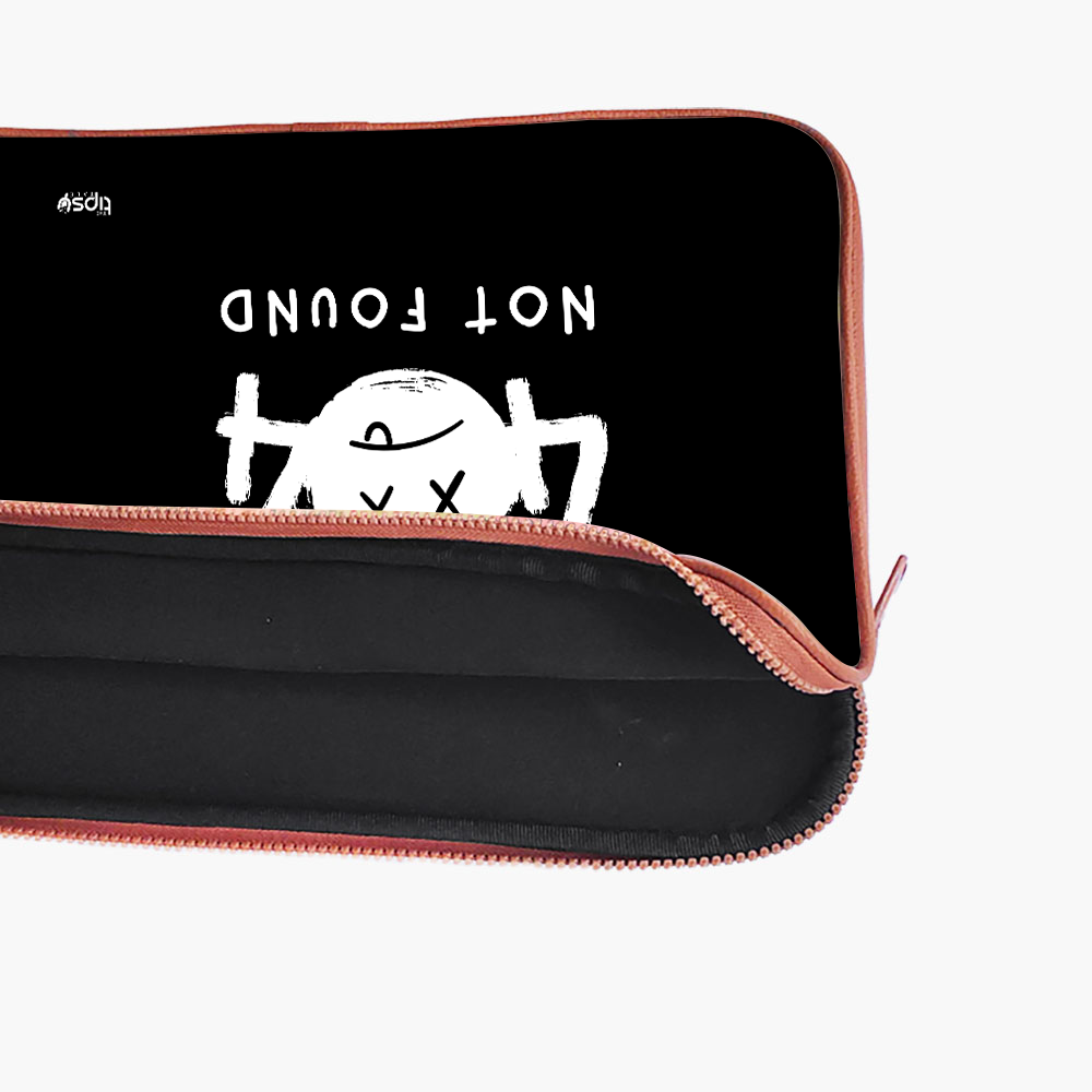 "404 NOT FOUND" Laptop Sleeves:Bold Modern Design for Every Size
