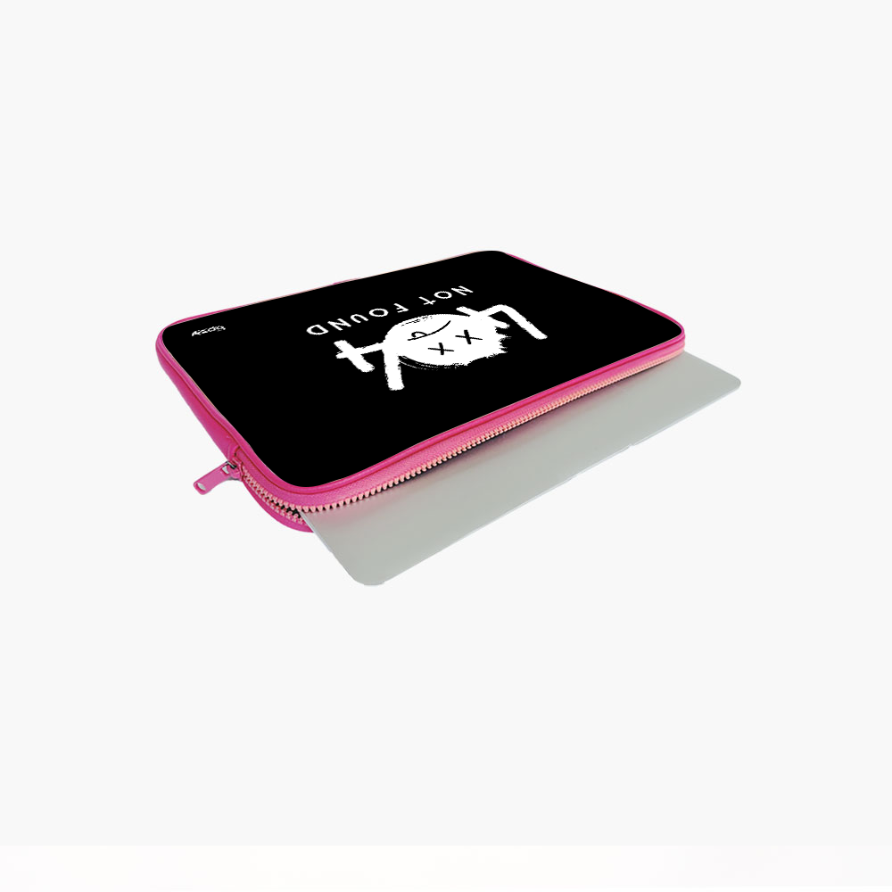 "404 NOT FOUND" Laptop Sleeves:Bold Modern Design for Every Size