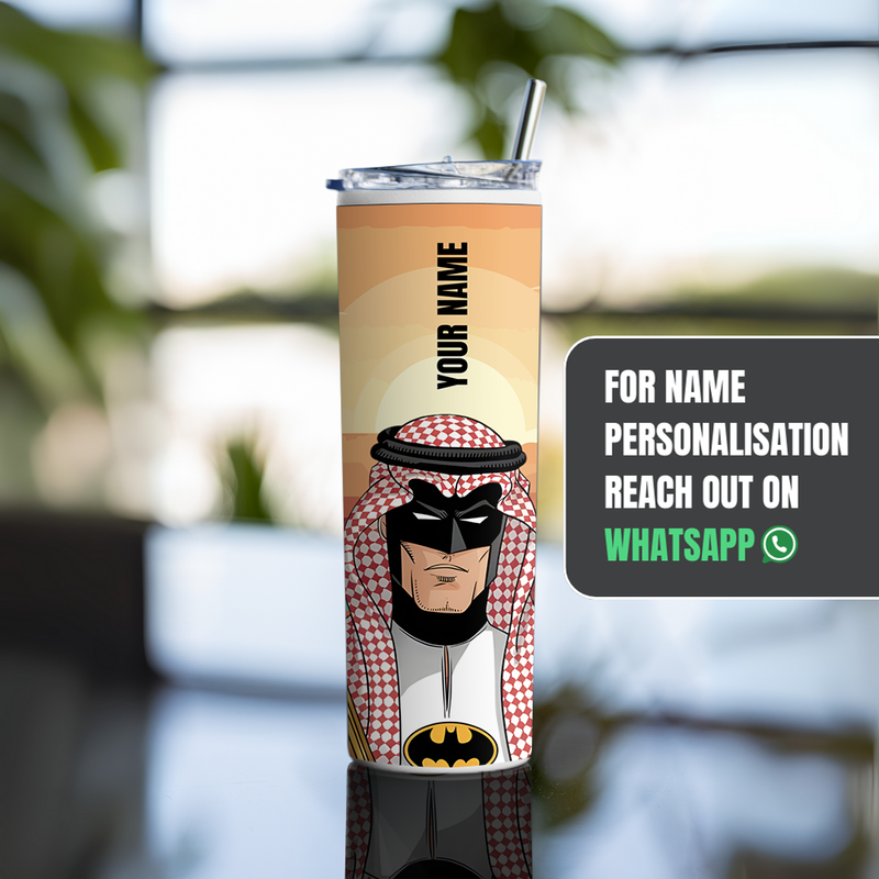 "BATMAN - RAMADAN EDITION" Tumbler with Metal Straw