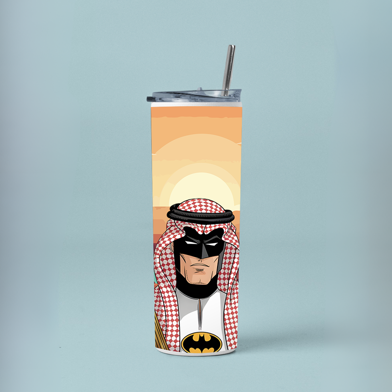 "BATMAN - RAMADAN EDITION" Tumbler with Metal Straw